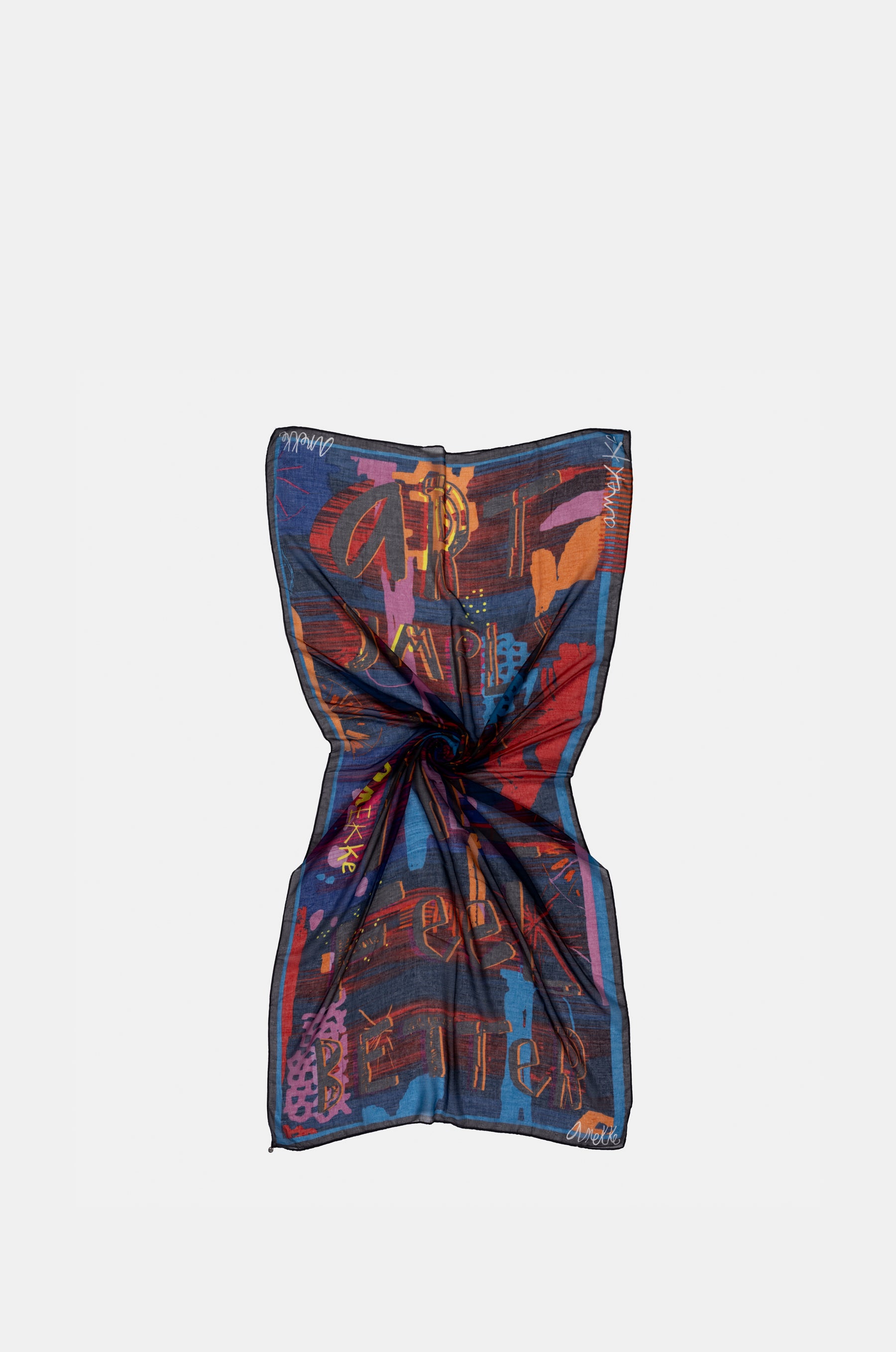 Pañuelo Contemporary azul