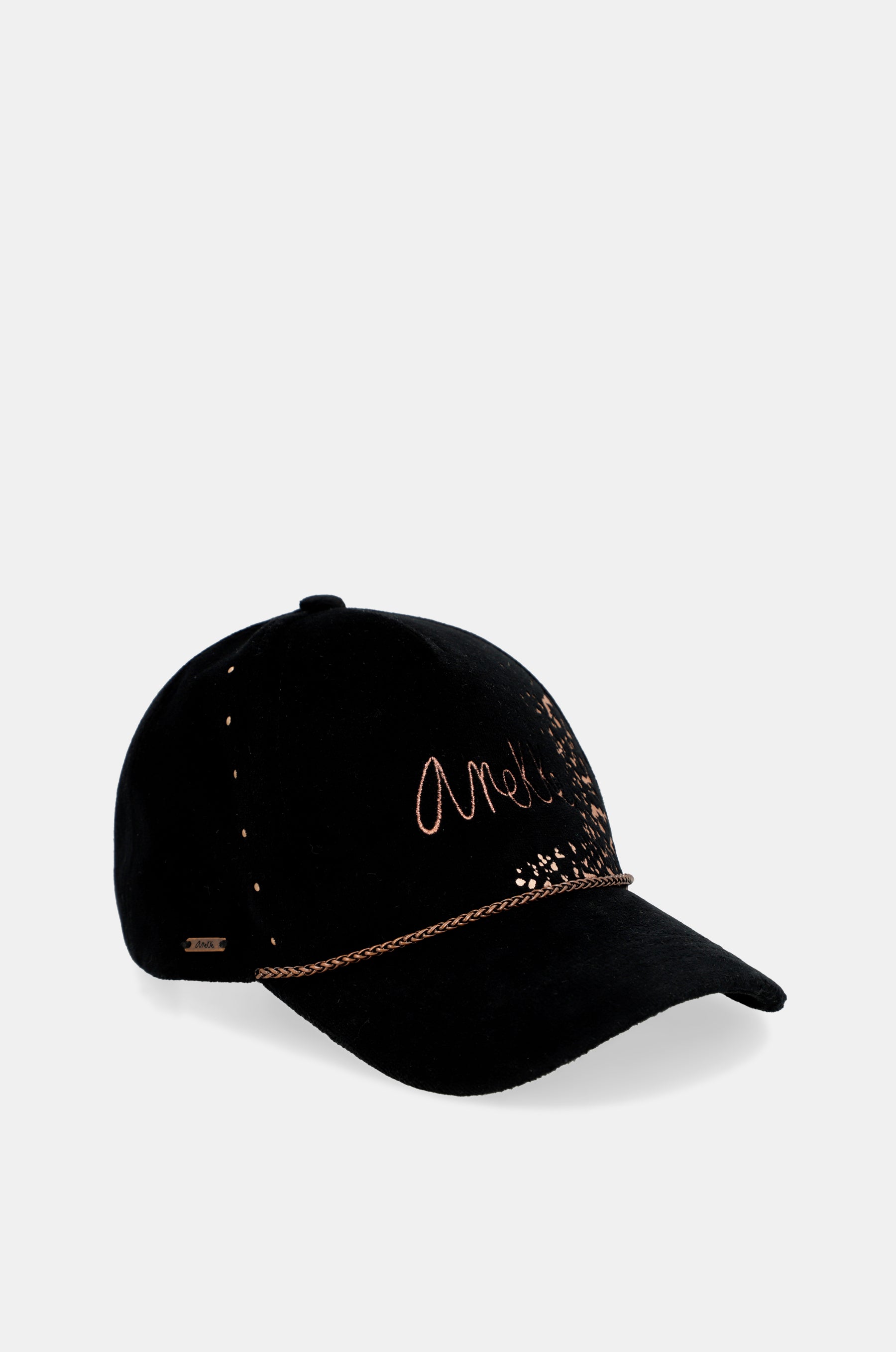 Gorra terciopelo negra Shodō