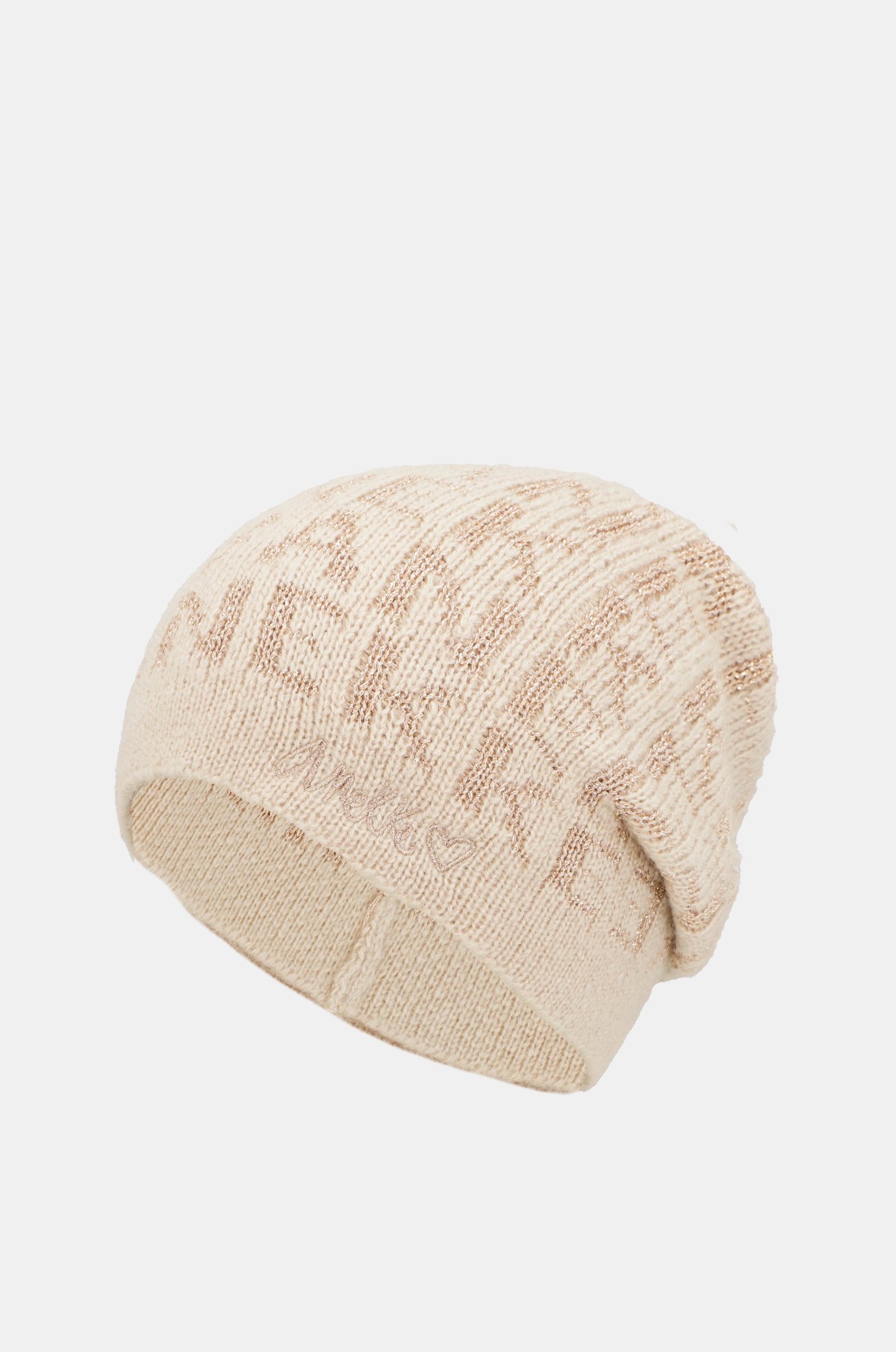 Gorro punto beige Contemporary