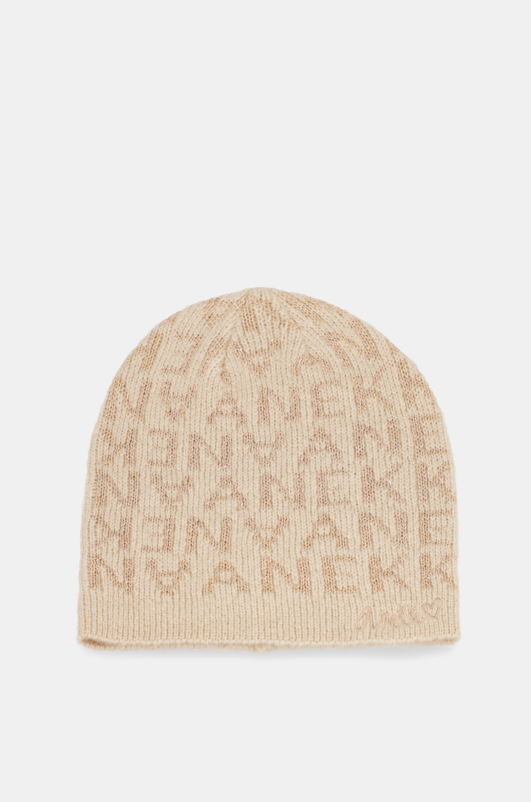 Gorro punto beige Contemporary