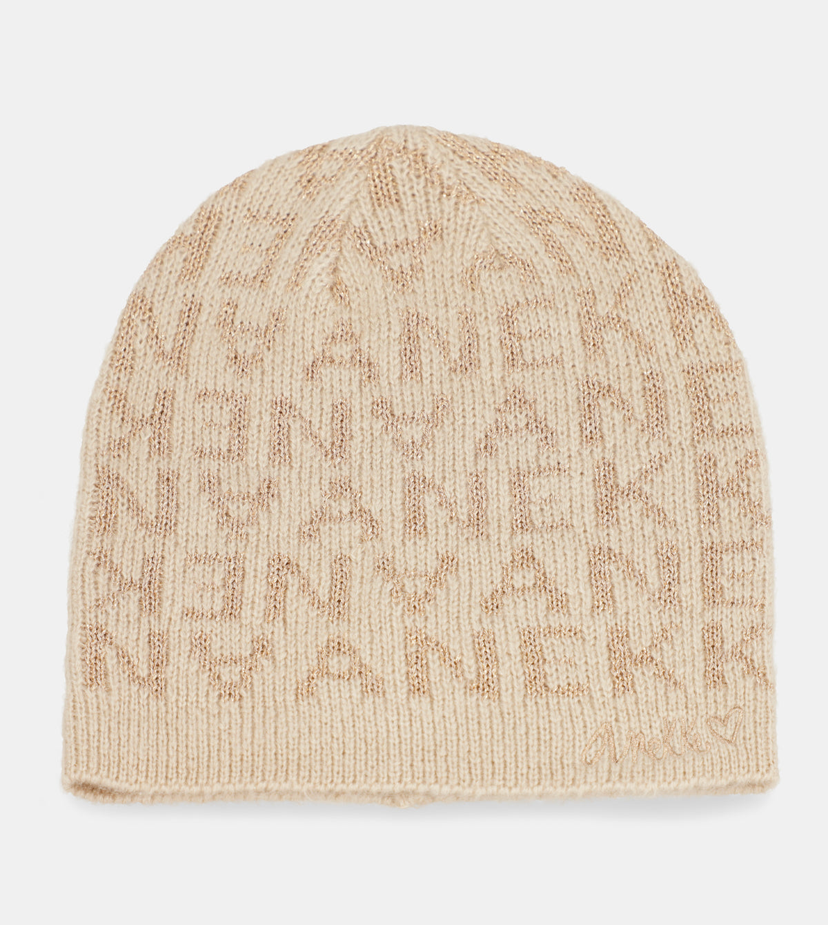 Gorro punto beige Contemporary