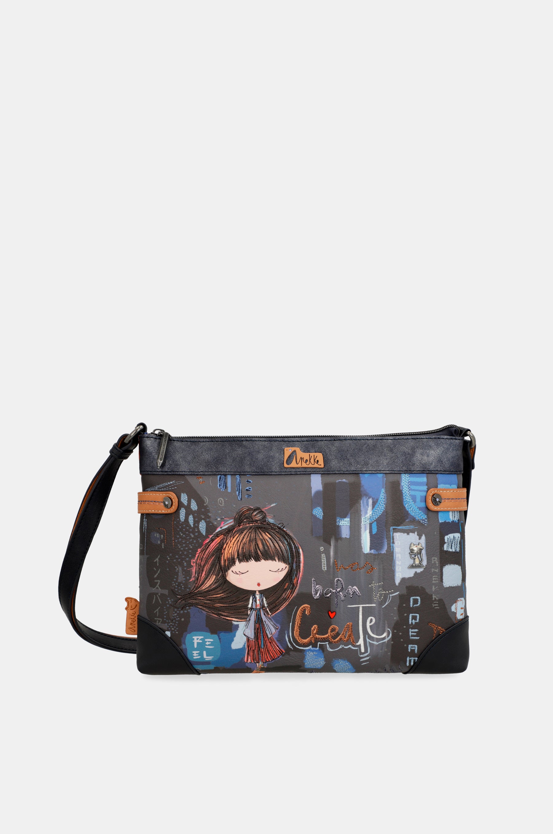 Bandolera estampada grande Contemporary