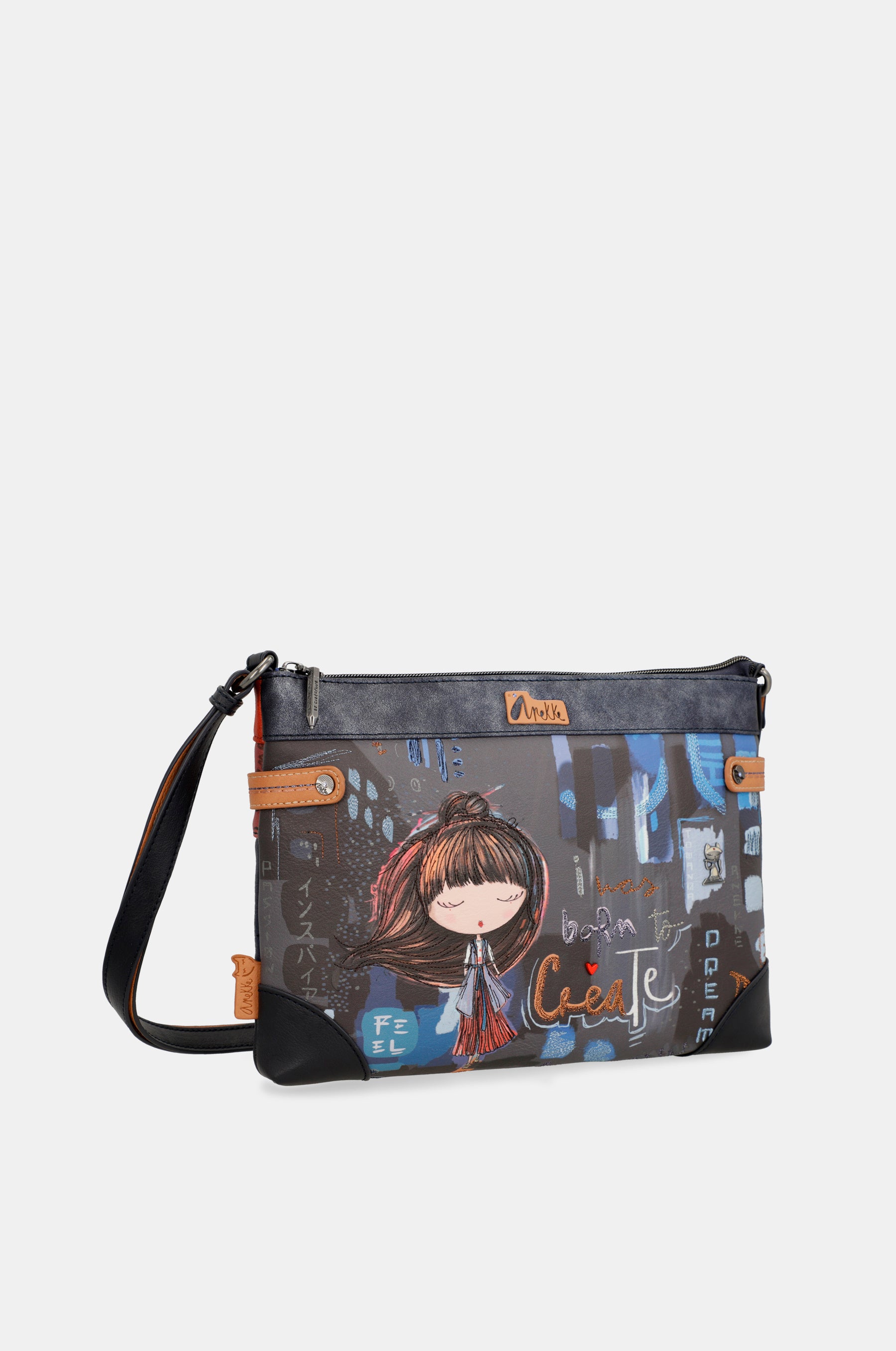 Bandolera estampada grande Contemporary