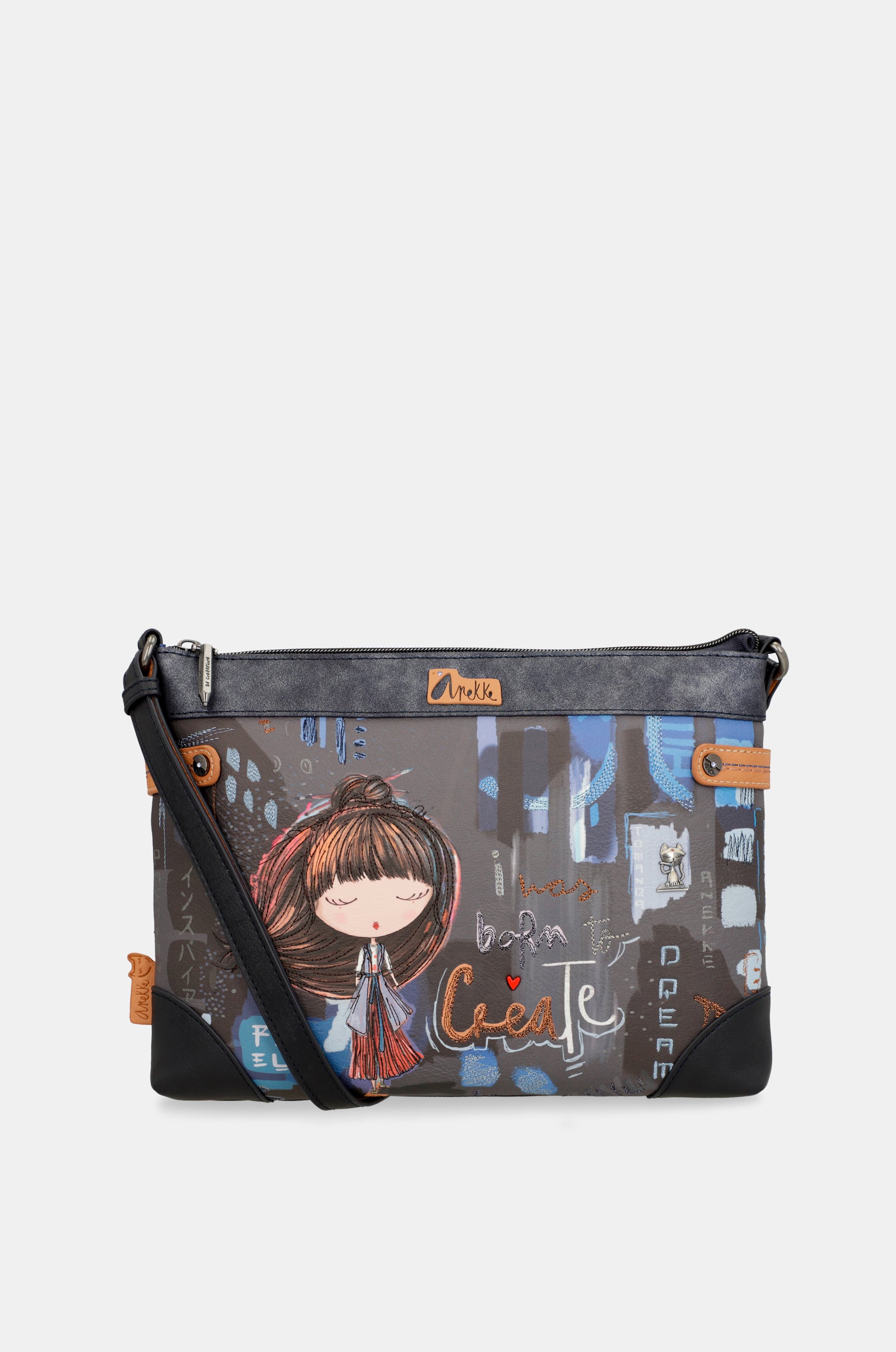 Bandolera estampada grande Contemporary