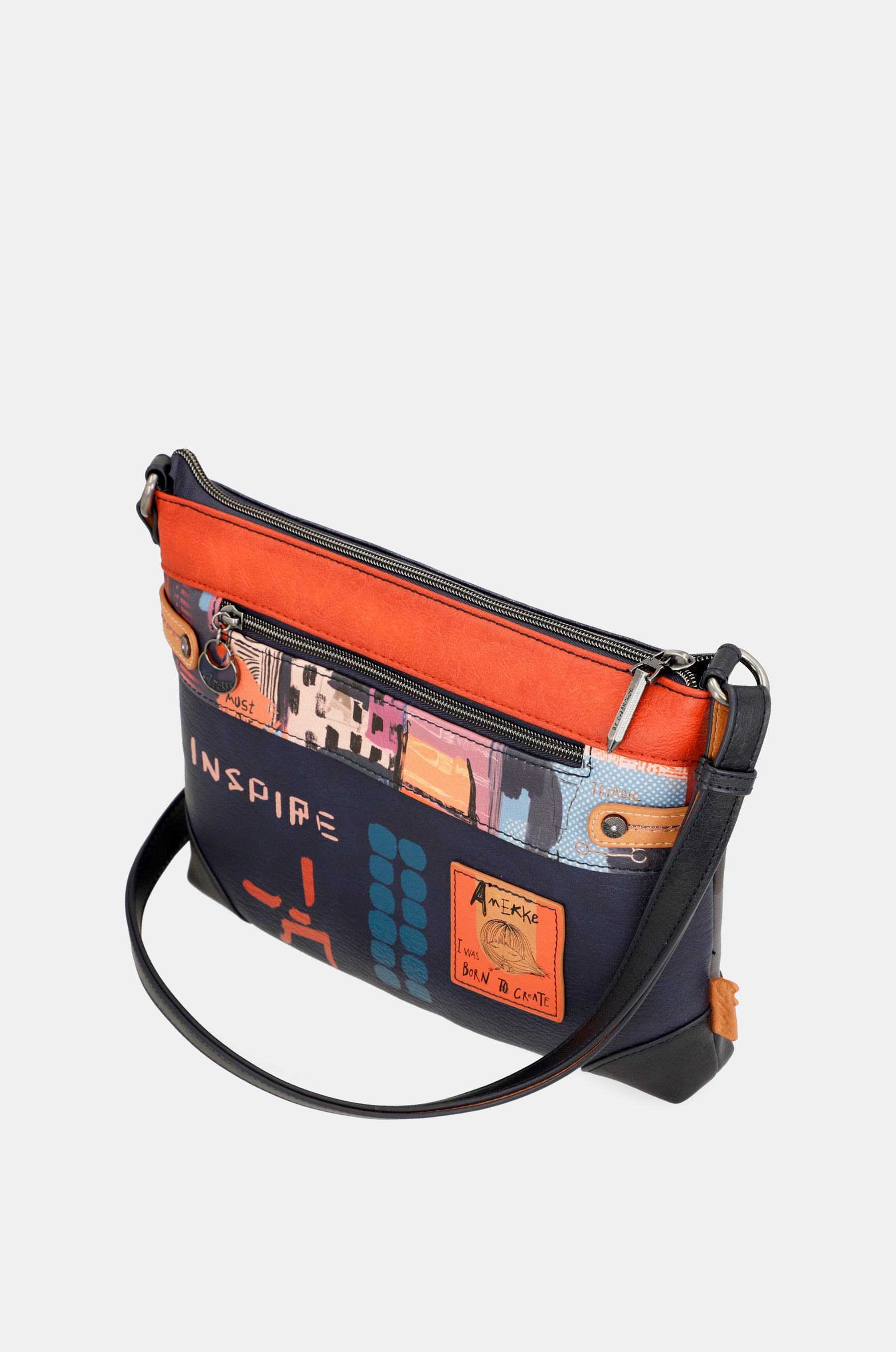 Bandolera estampada grande Contemporary
