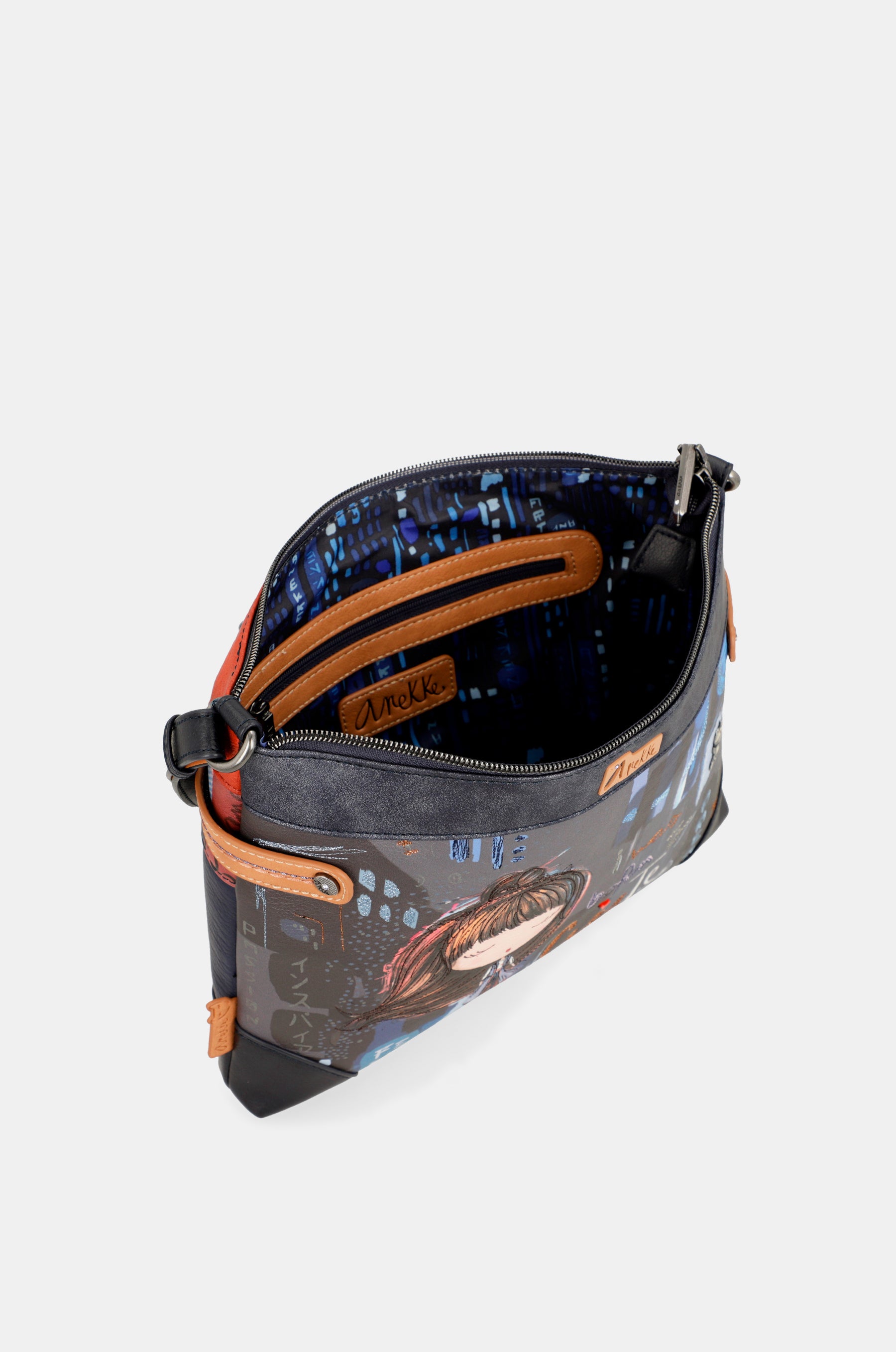 Bandolera estampada grande Contemporary