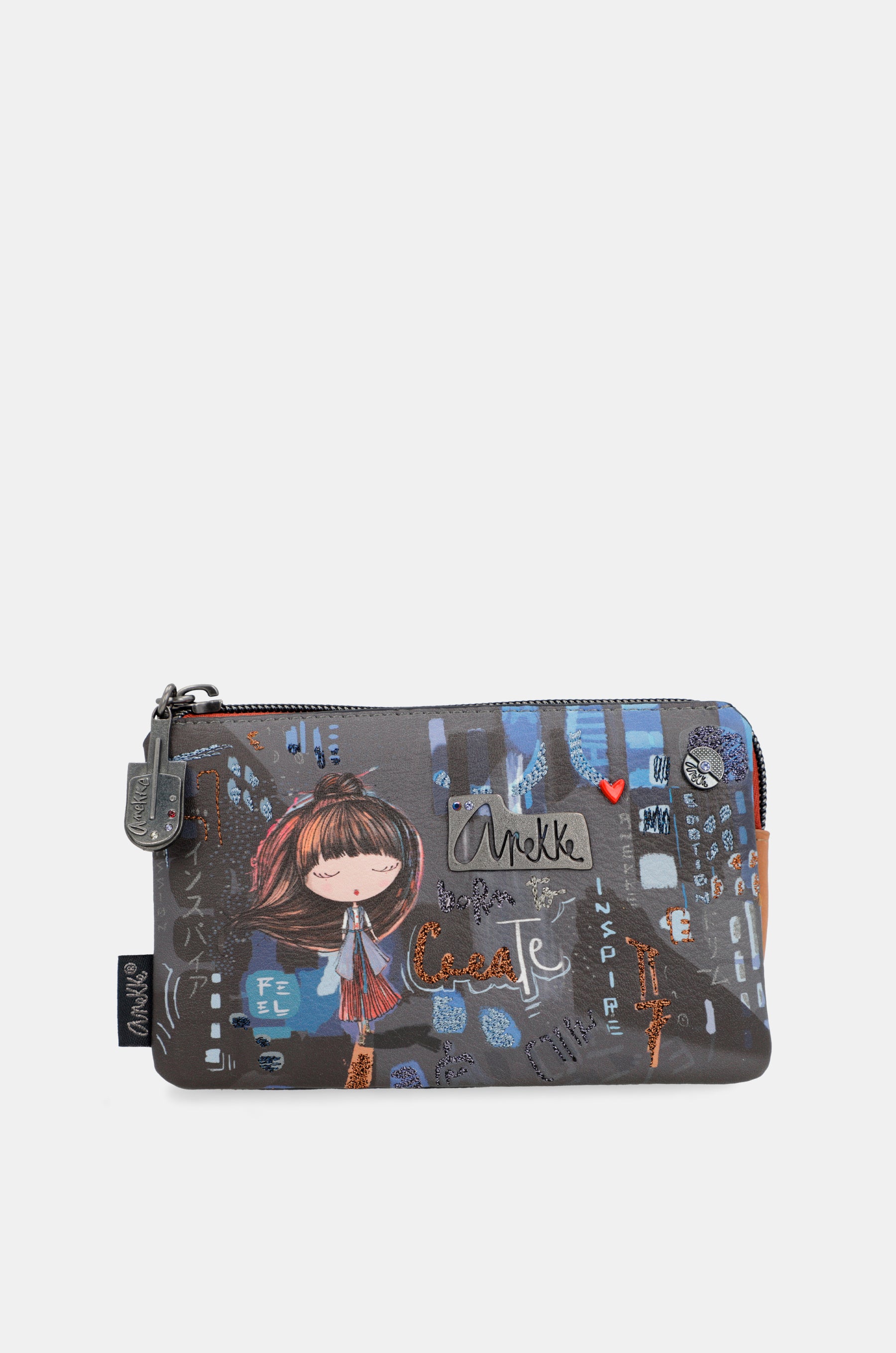 Monedero triple compartimento Contemporary