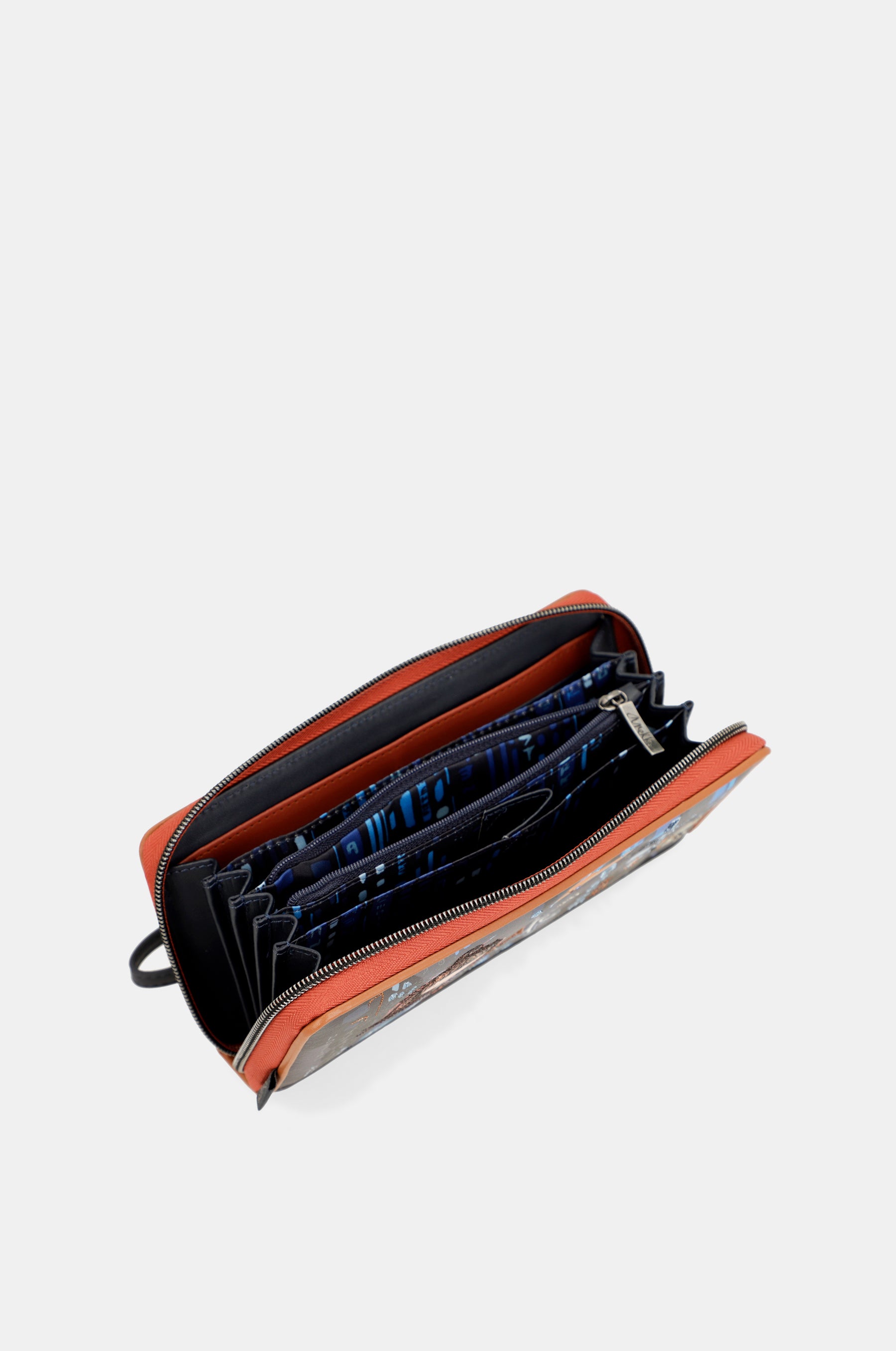 Billetero grande RFID estampado Contemporary