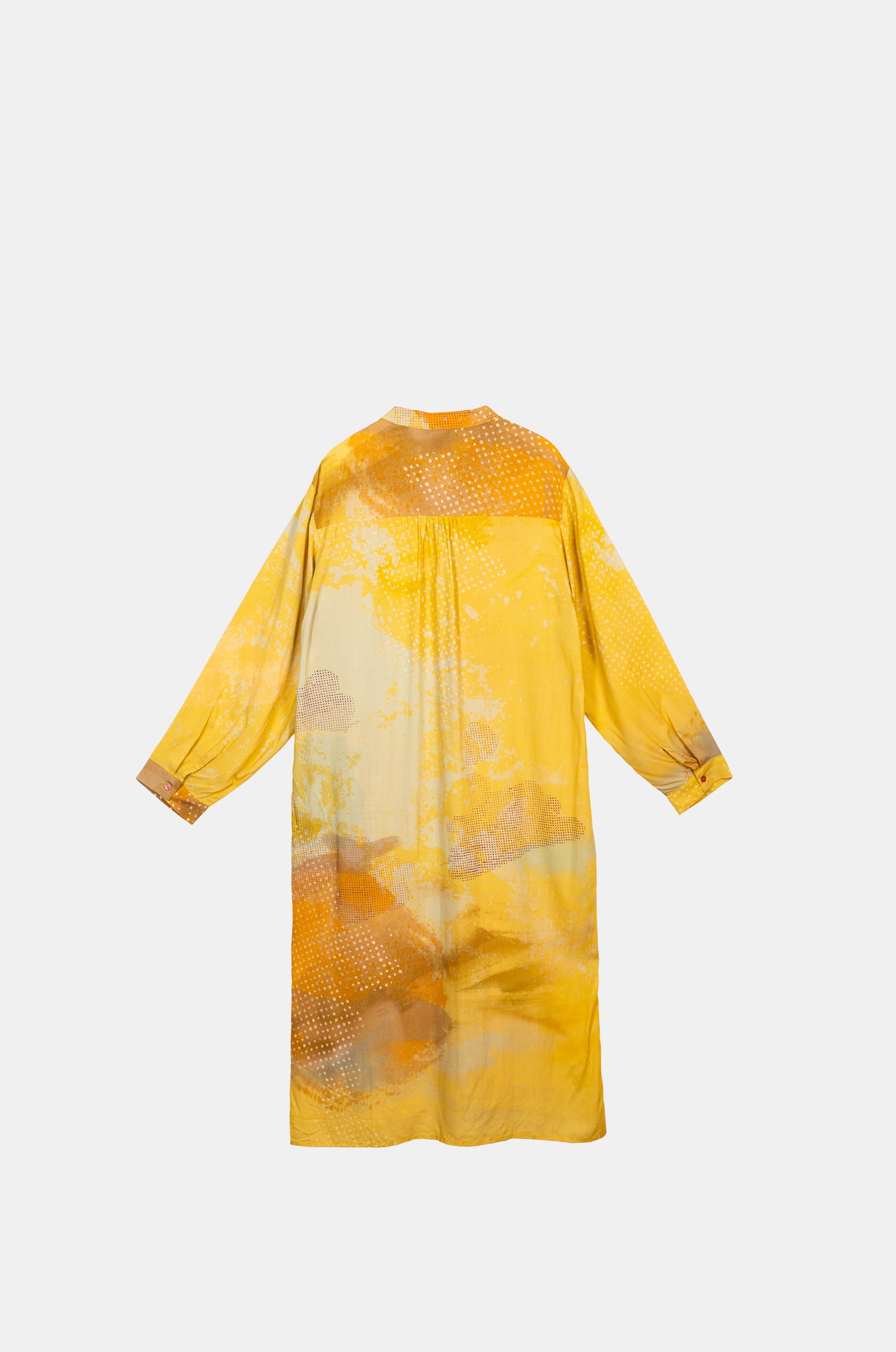 Vestido camisero amarillo