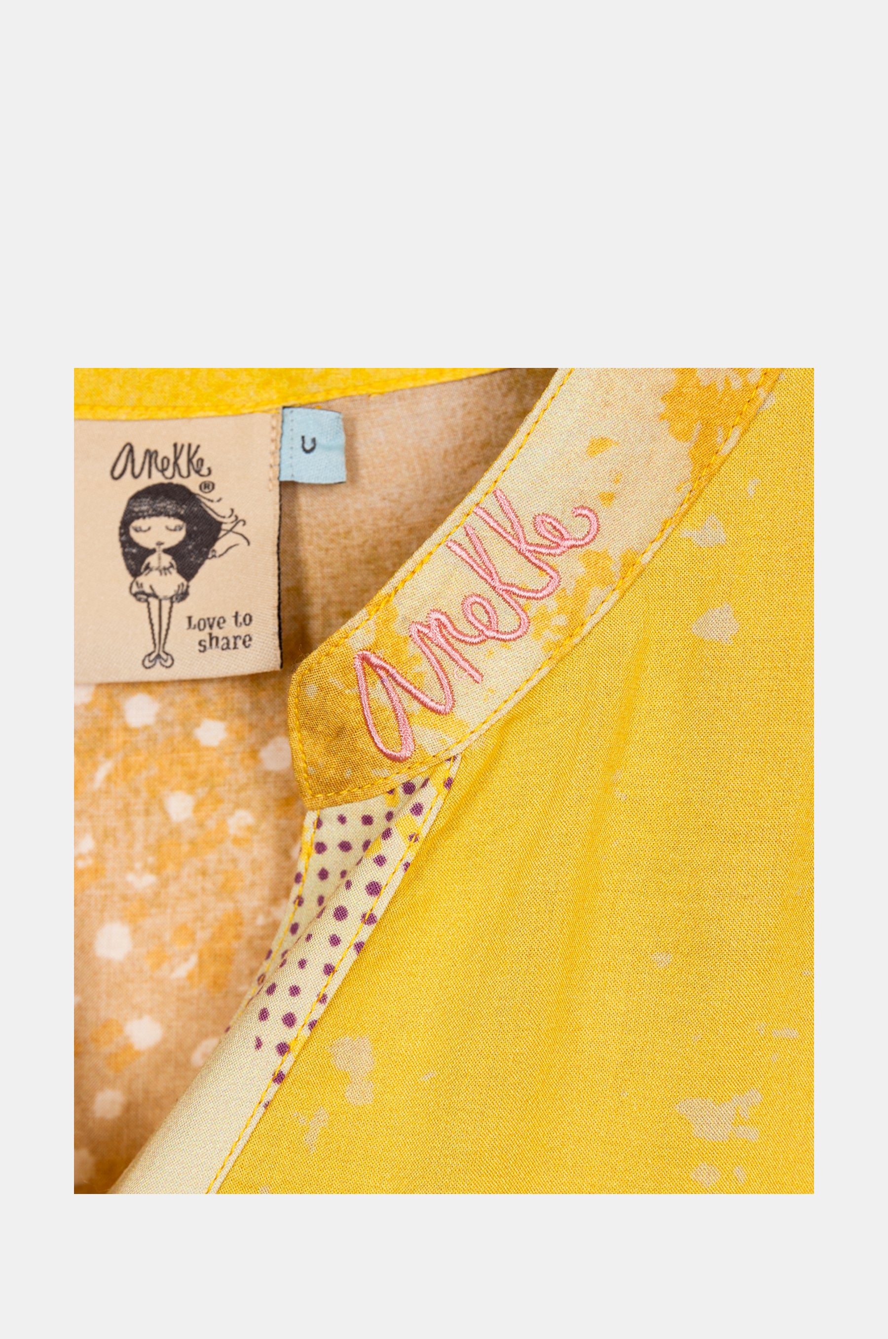 Vestido camisero amarillo