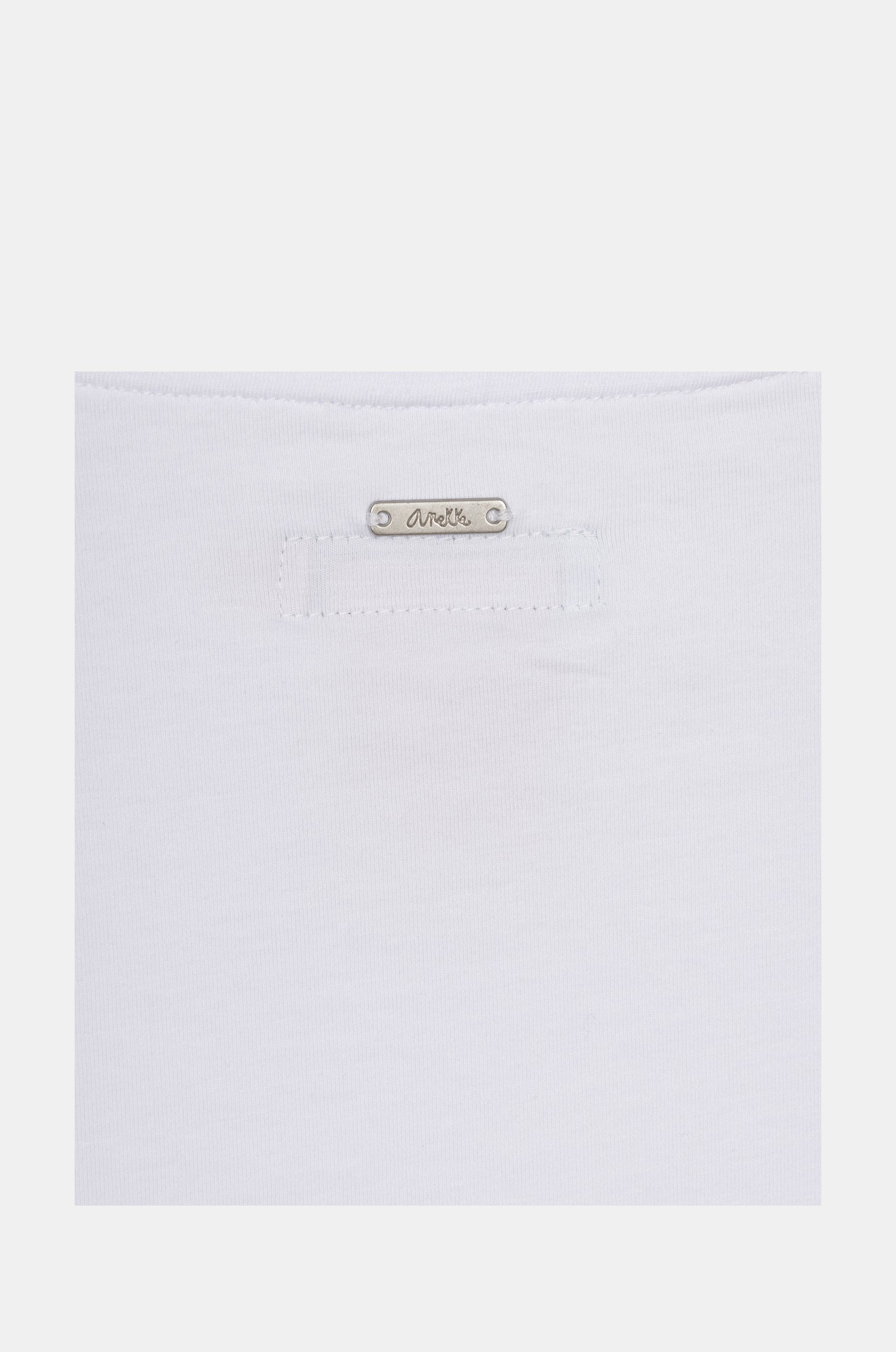 Camiseta blanca purpurina