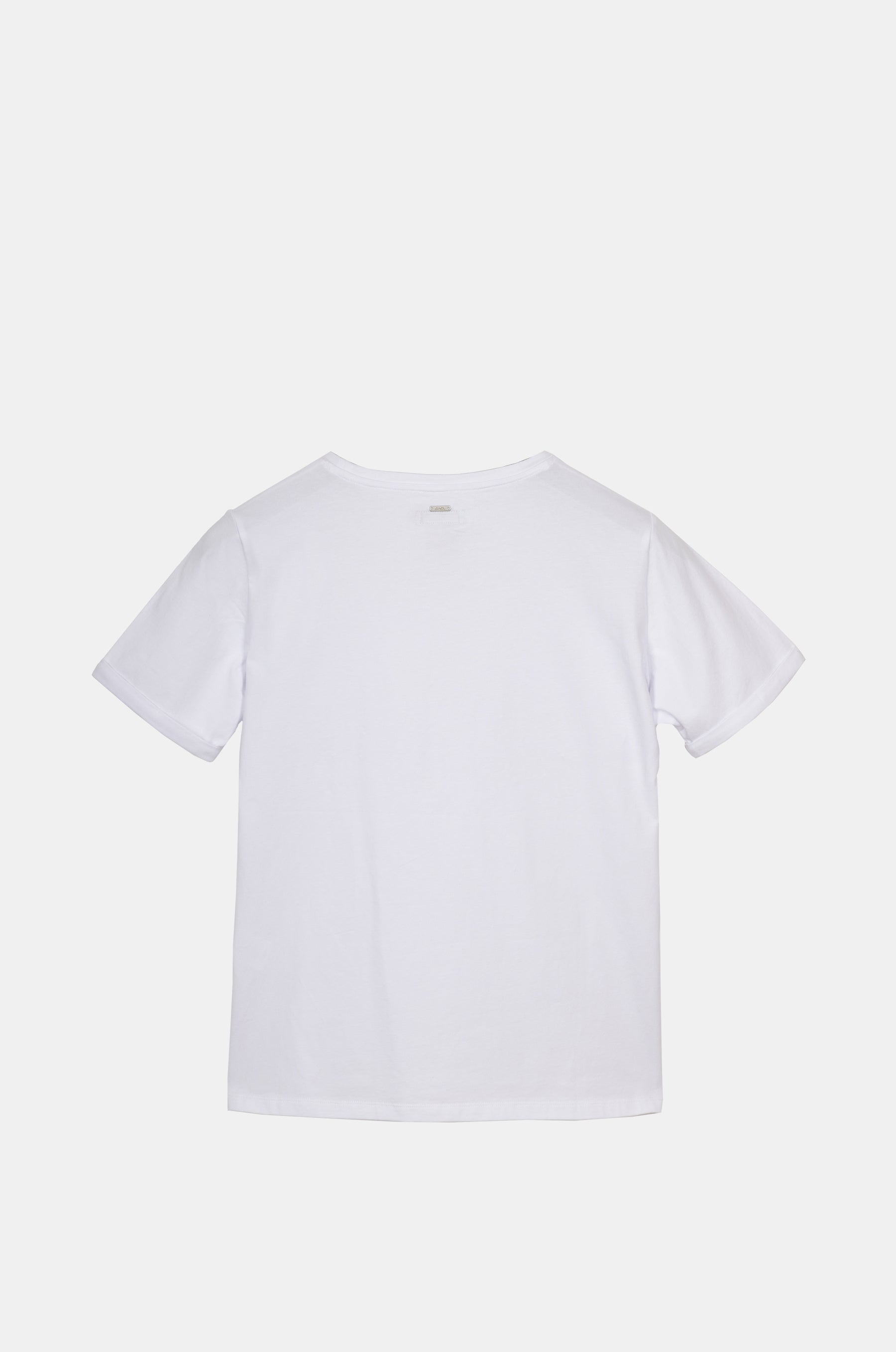 Camiseta blanca purpurina
