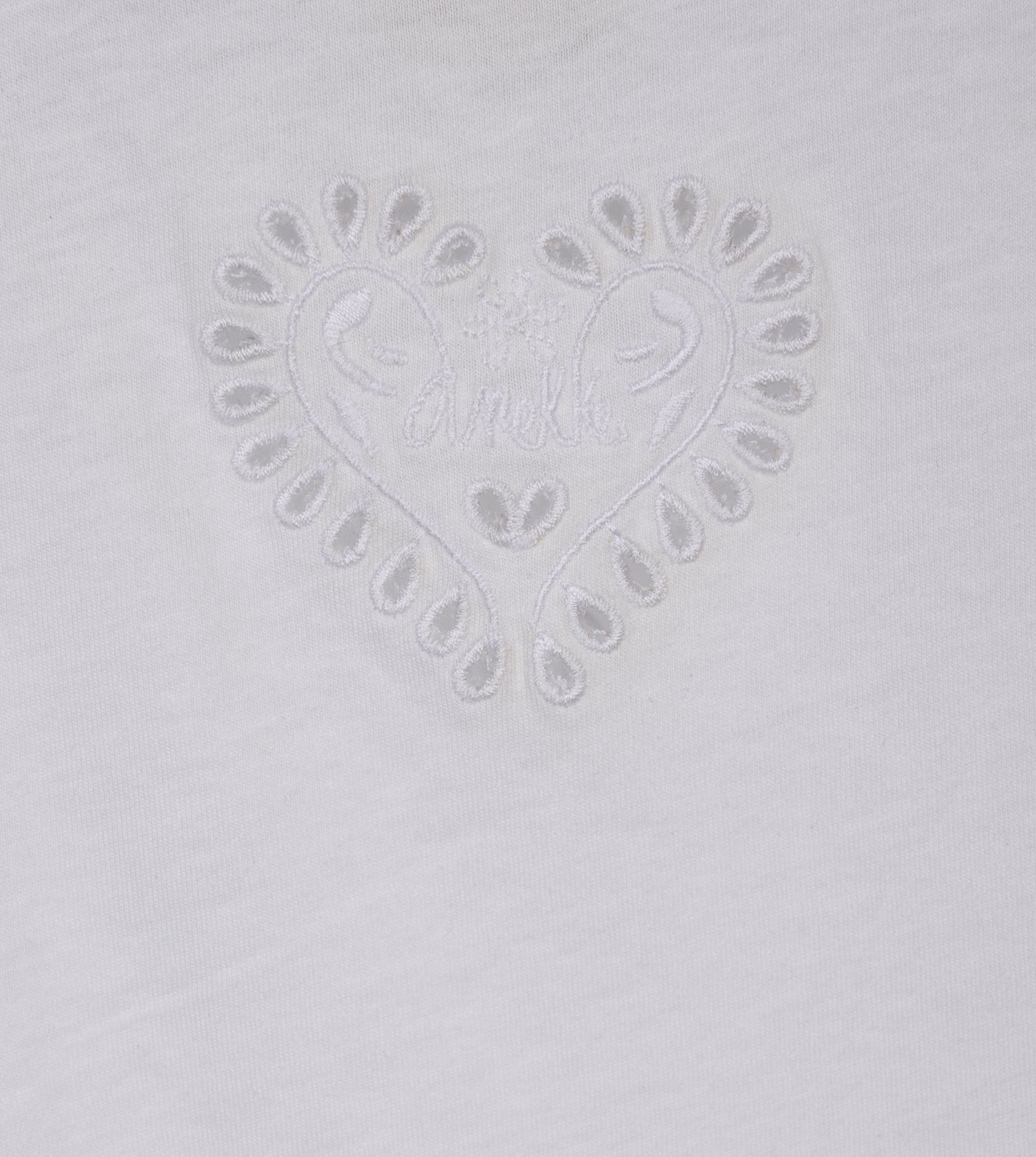 Camiseta sin mangas blanca Anekke