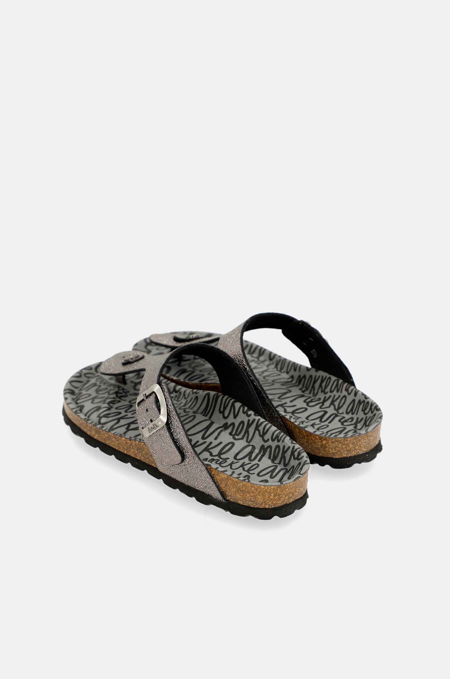 Sandalias bio de mujer plata