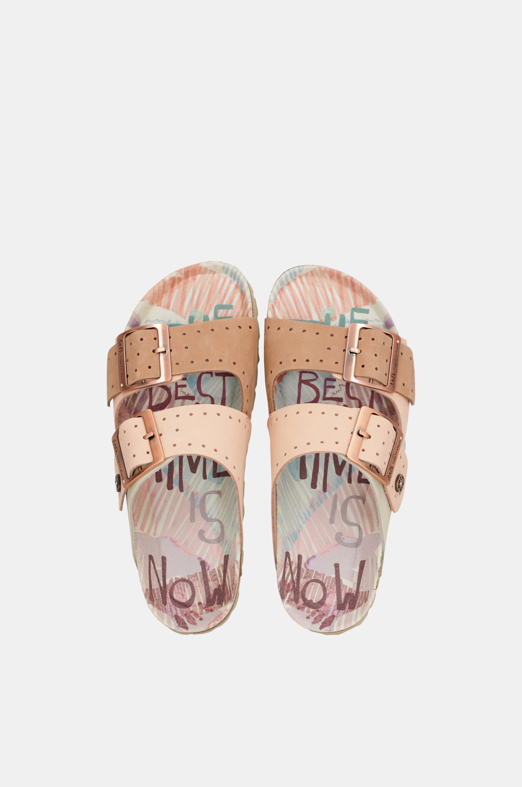 Sandalias bio de mujer Nude