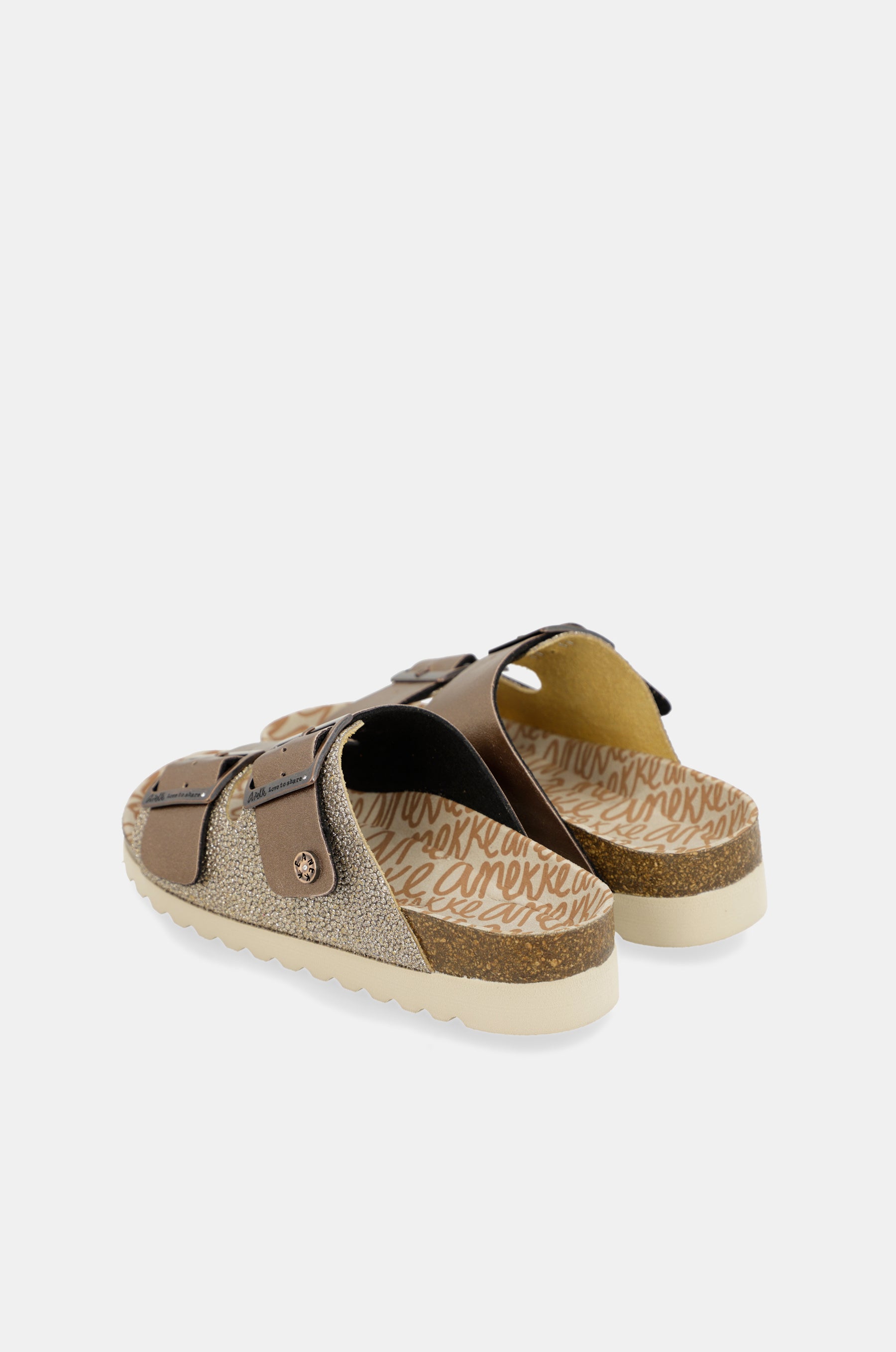 Sandalias bio de mujer bronce