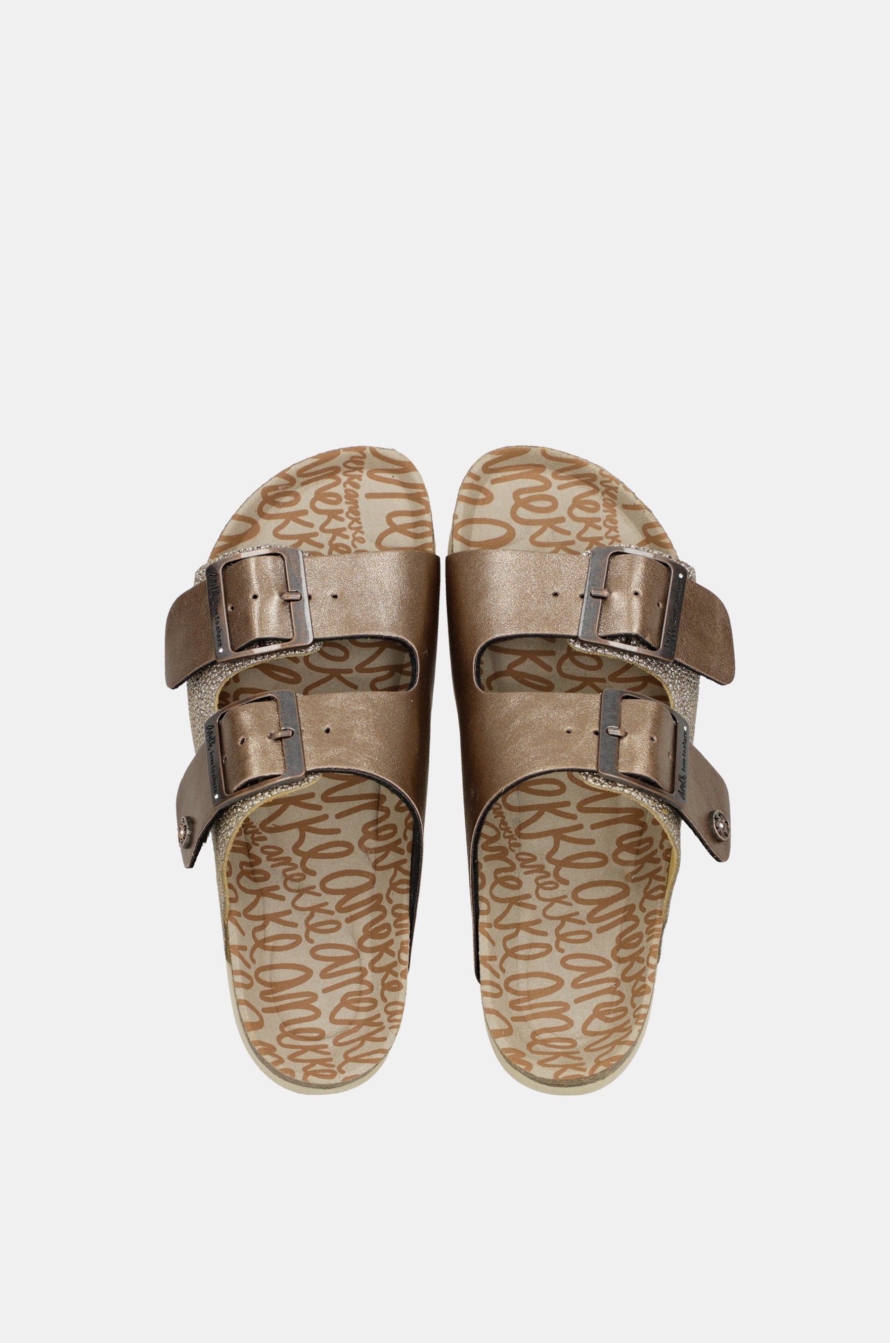 Sandalias bio de mujer bronce