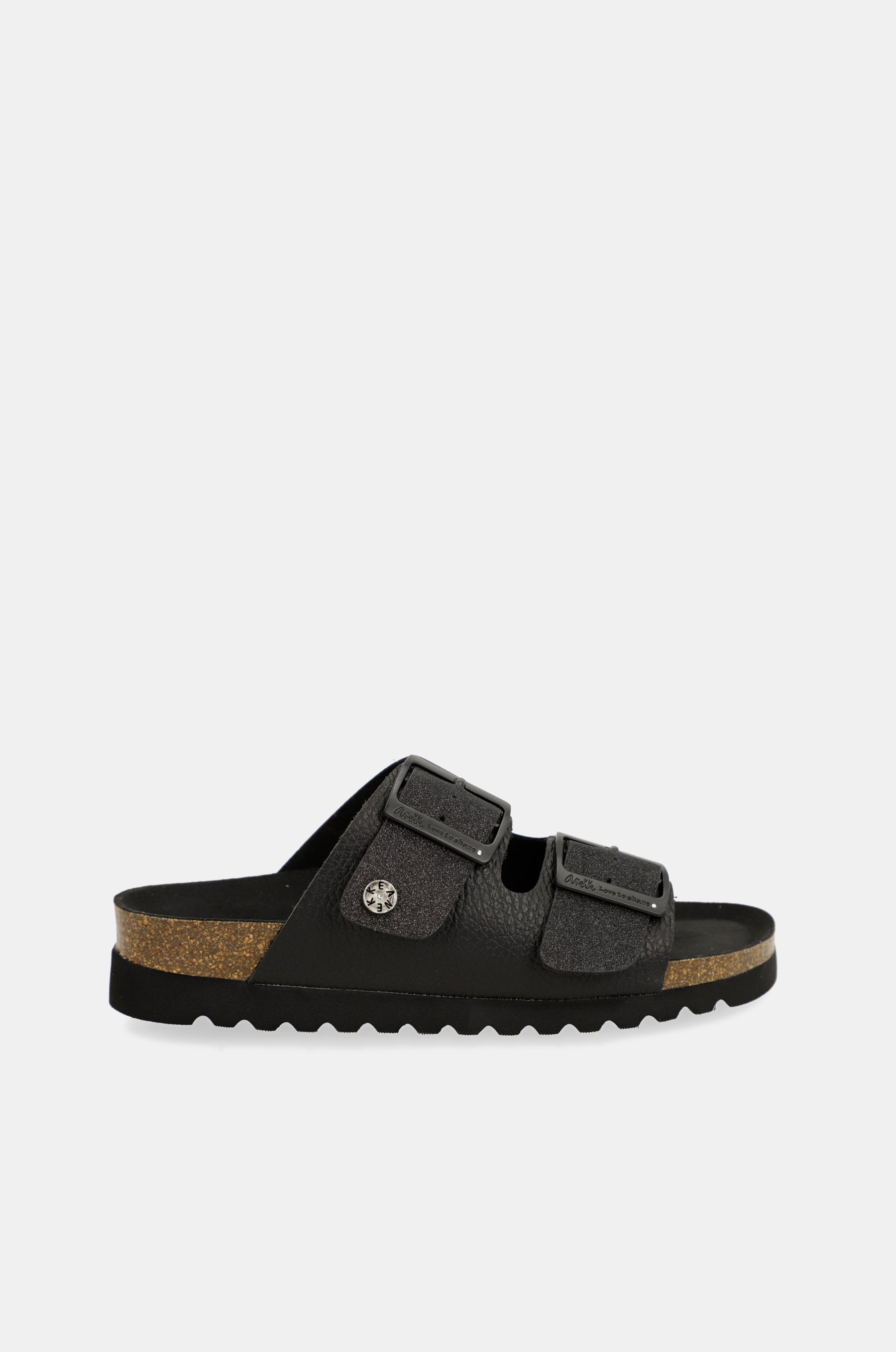 Sandalias bio de mujer negro
