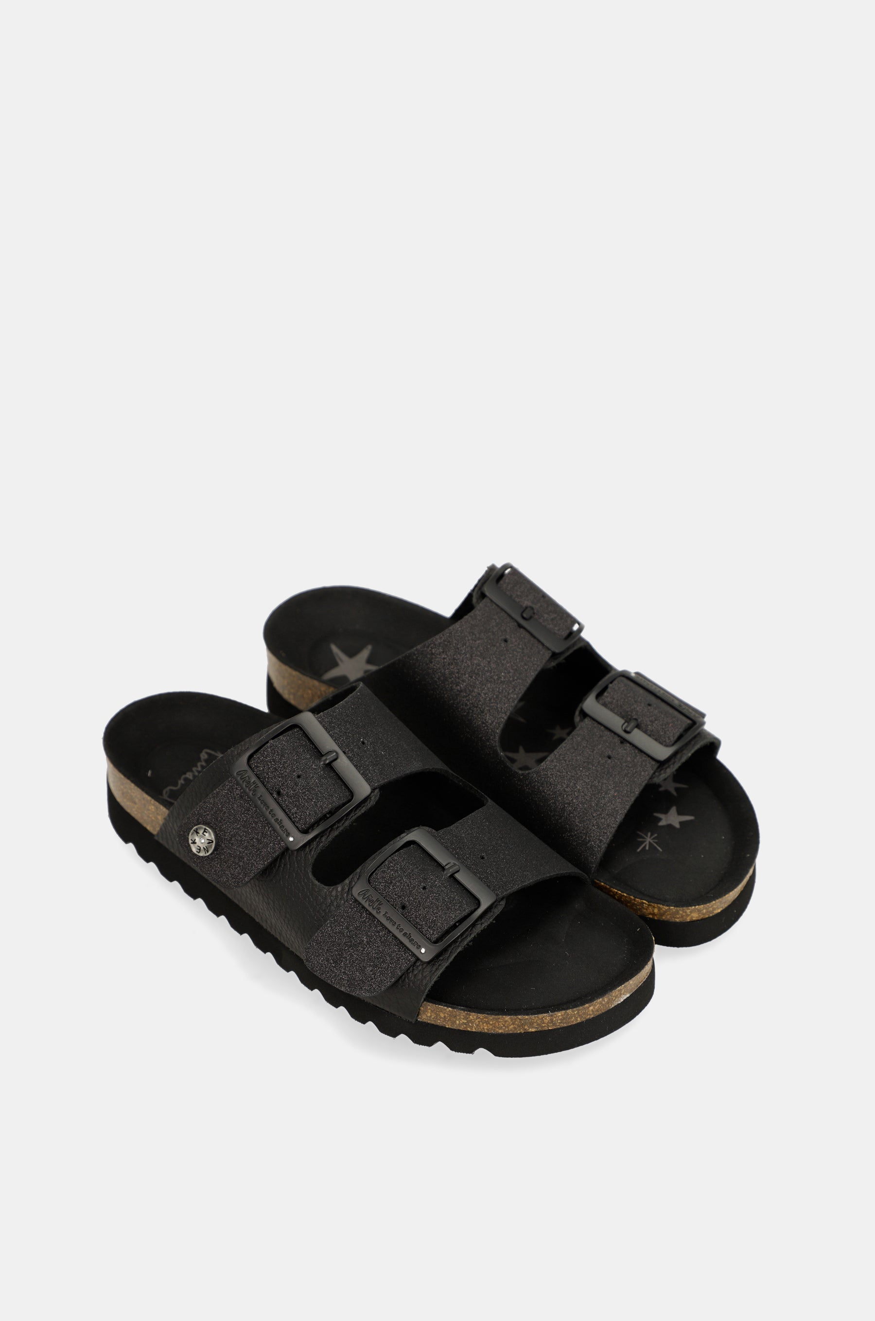 Sandalias bio de mujer negro