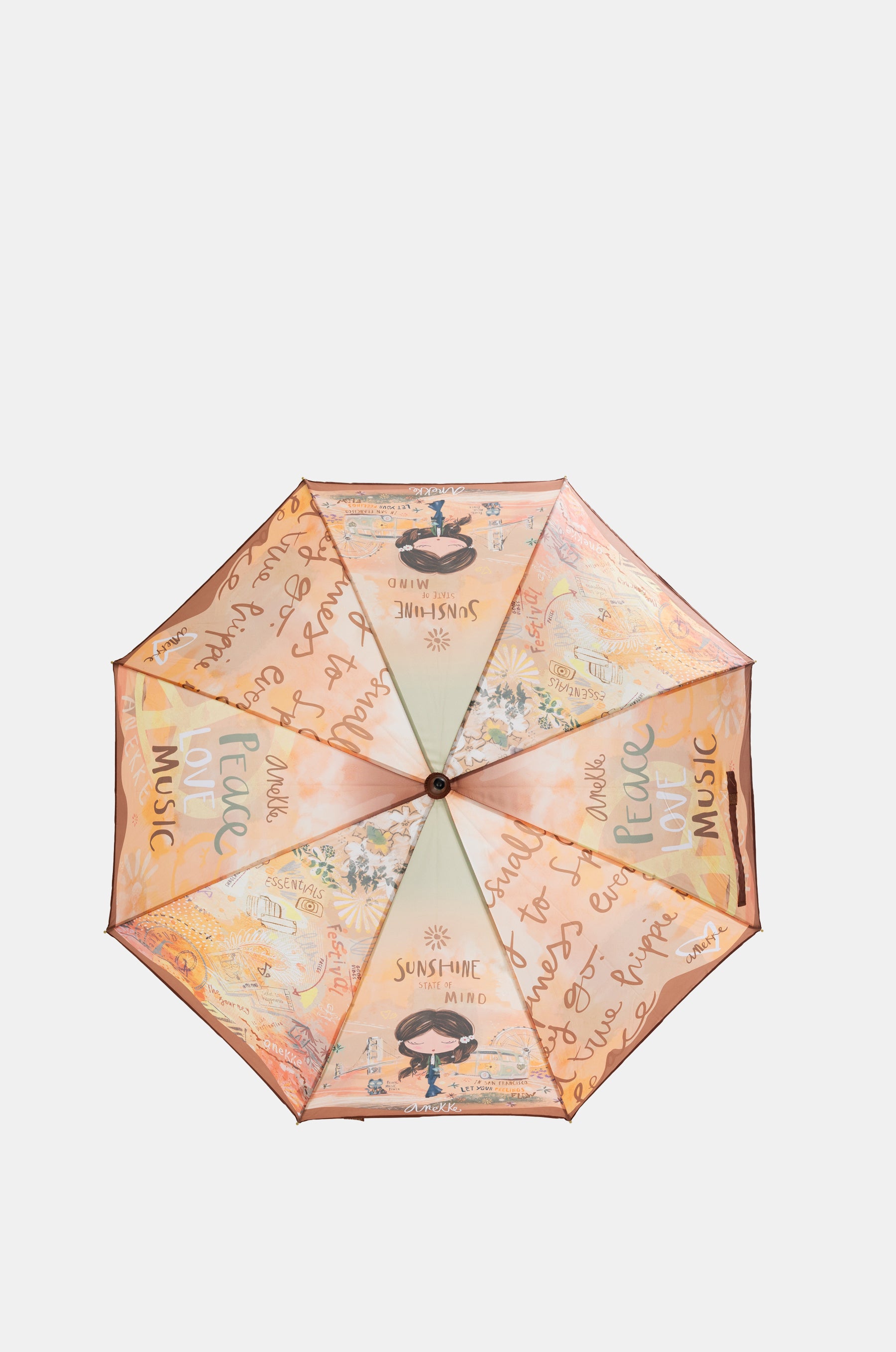 Paraguas largo Peace & Love