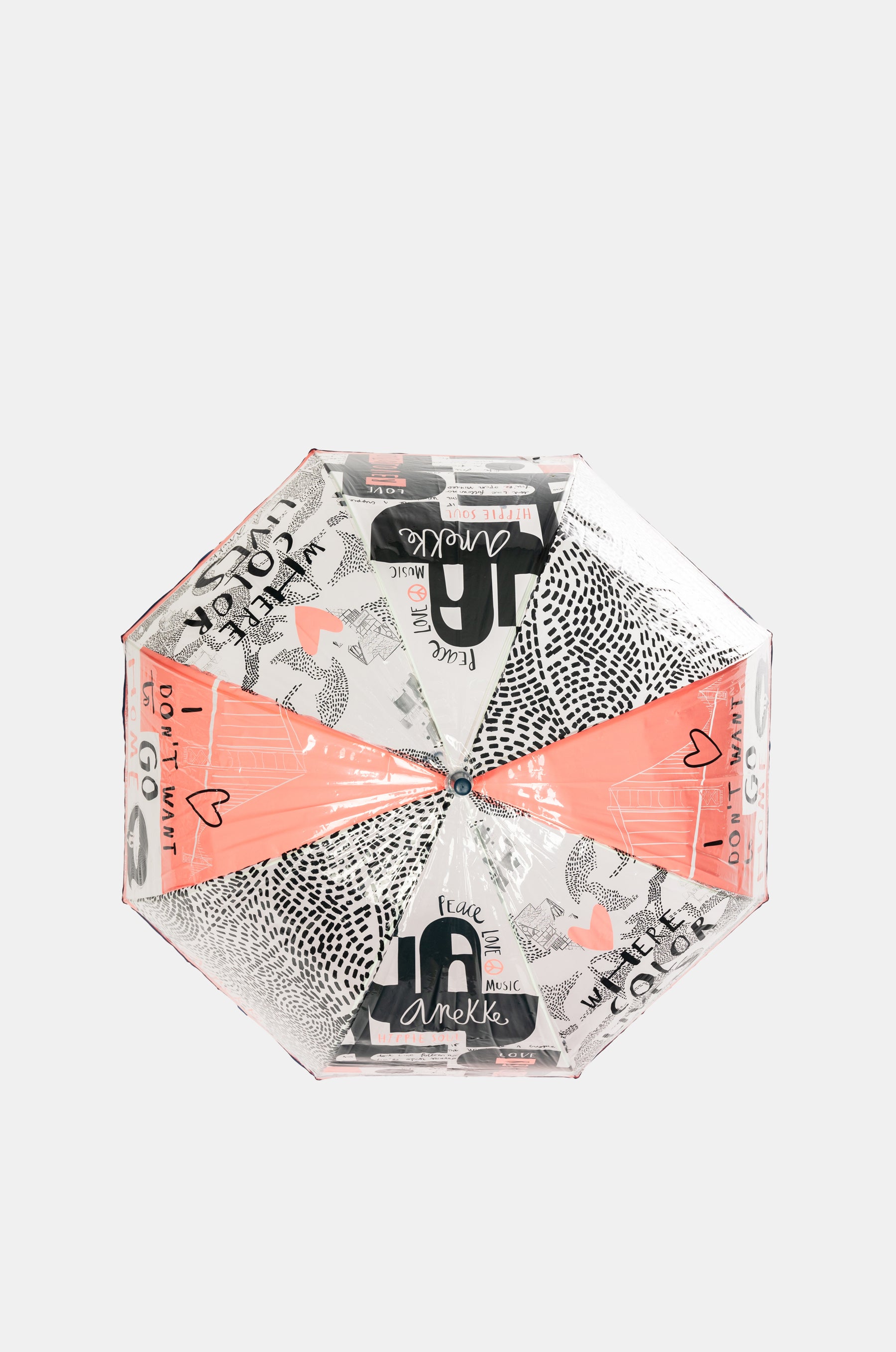 Paraguas largo vinilo Nature Sixties