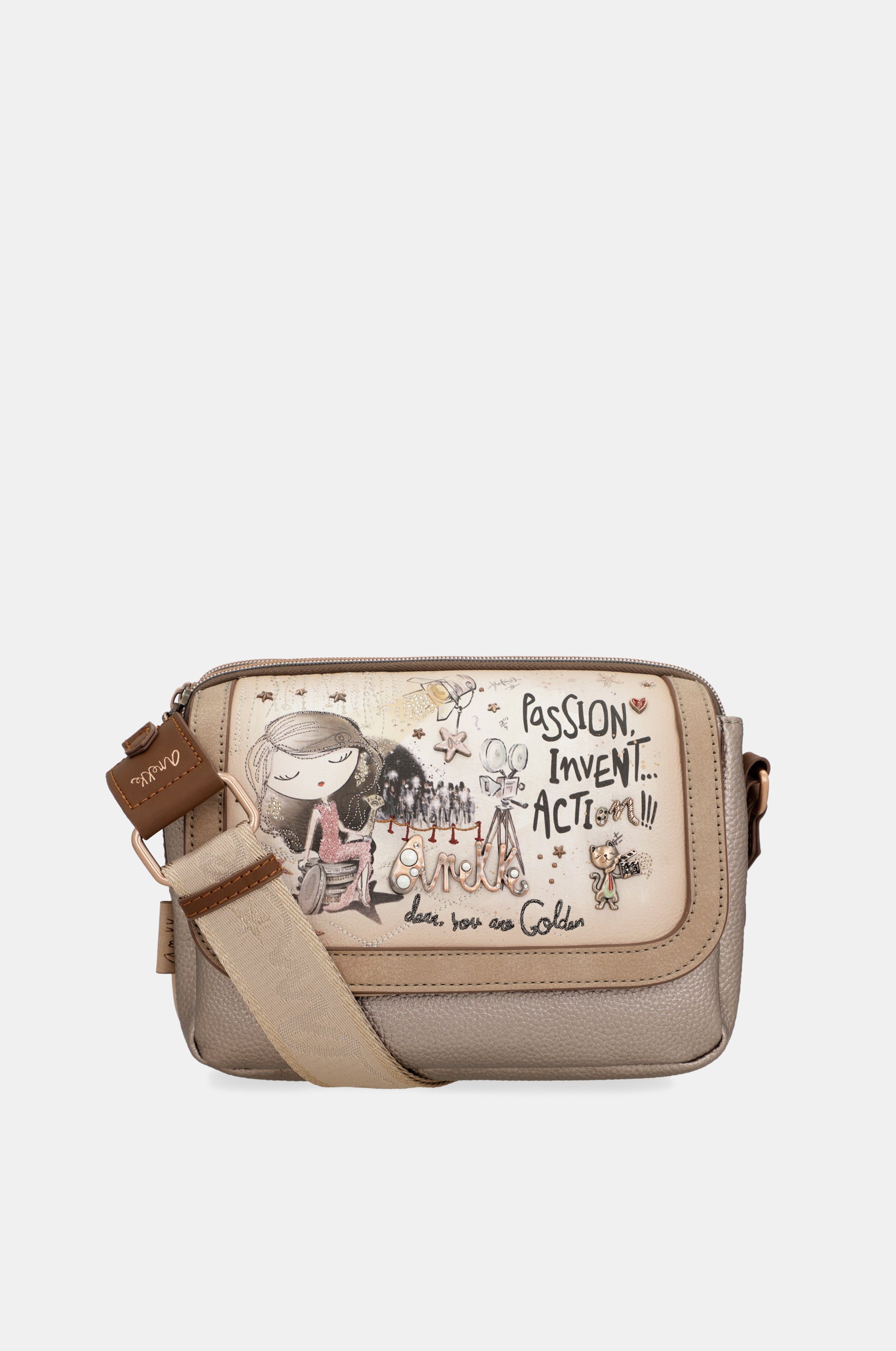 Bandolera con solapa Hollywood