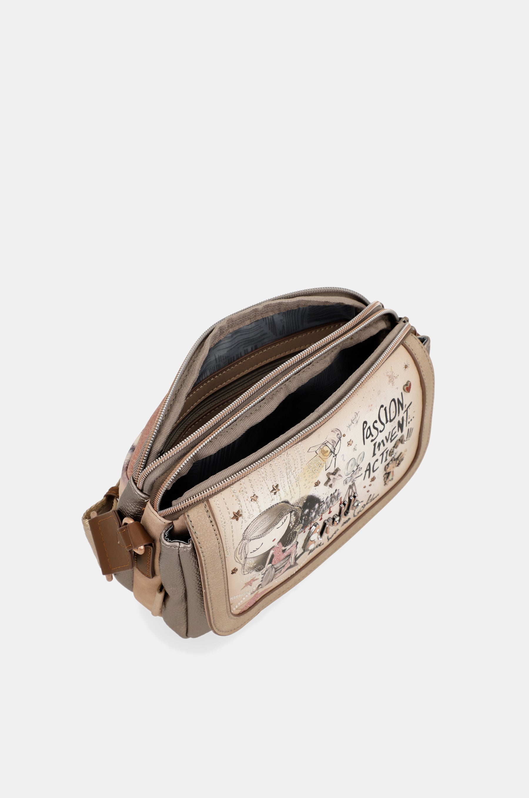 Bandolera con solapa Hollywood