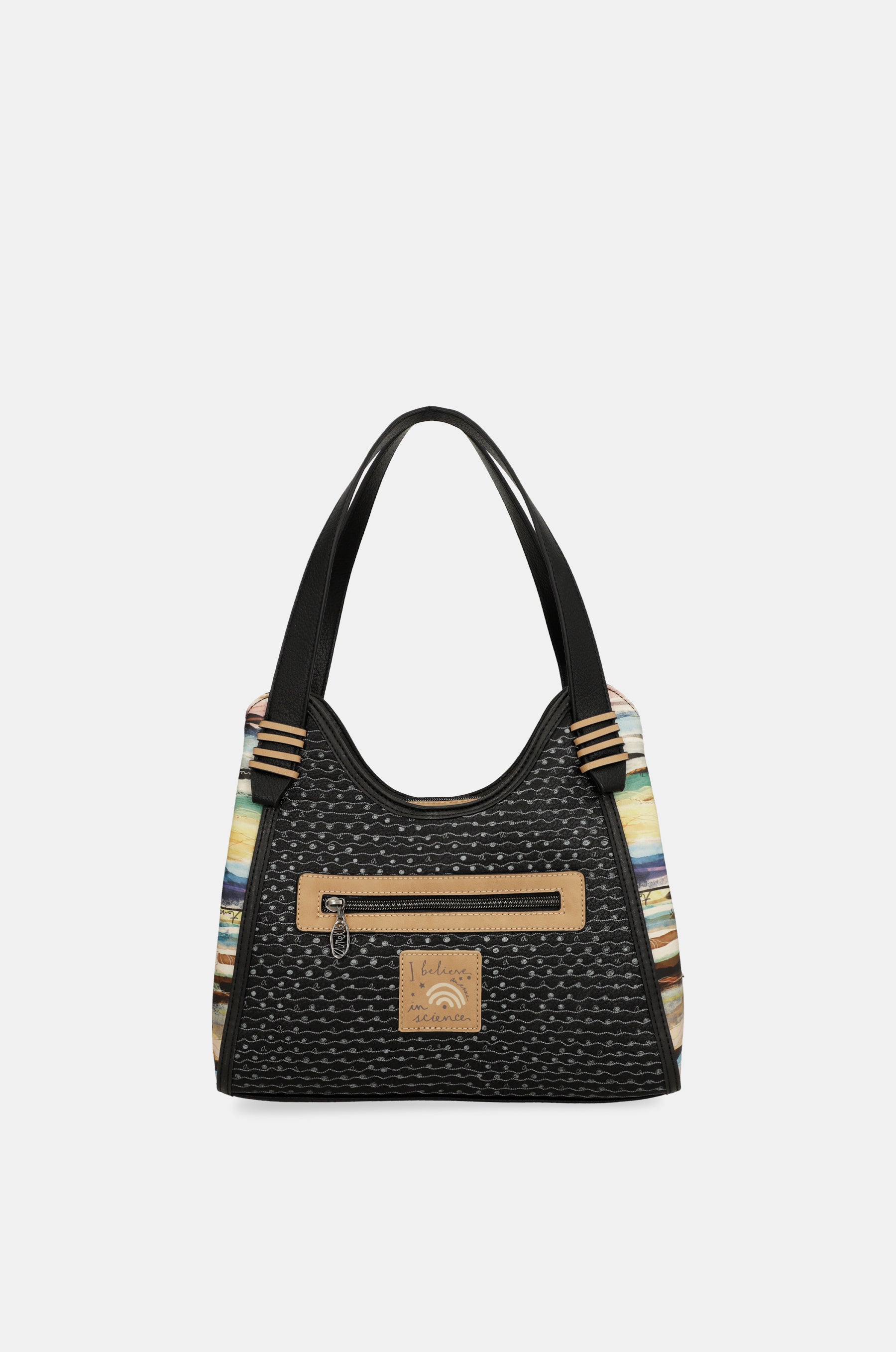 Bolso de hombro azul marino Studio