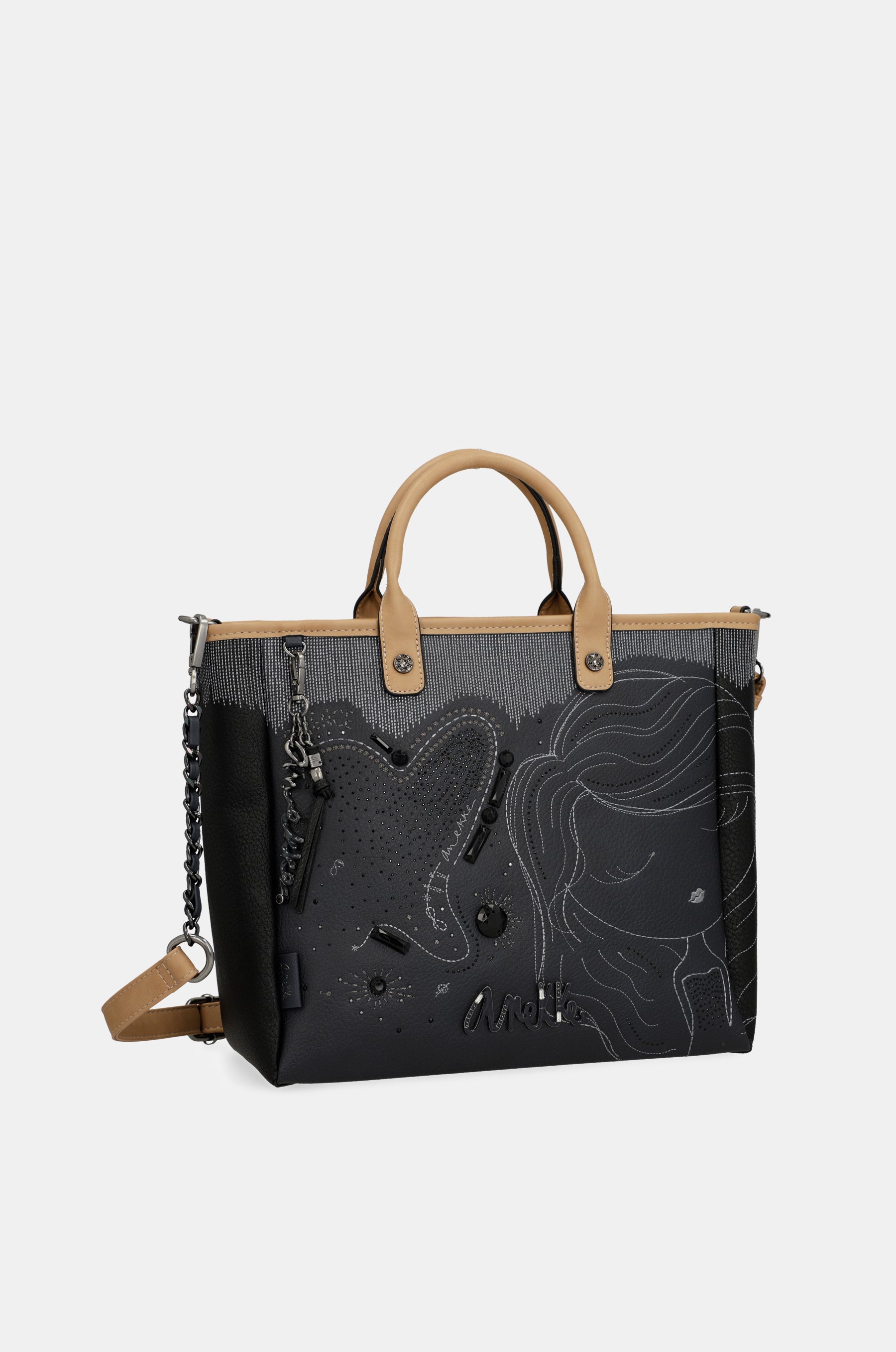 Tote azul marino Studio