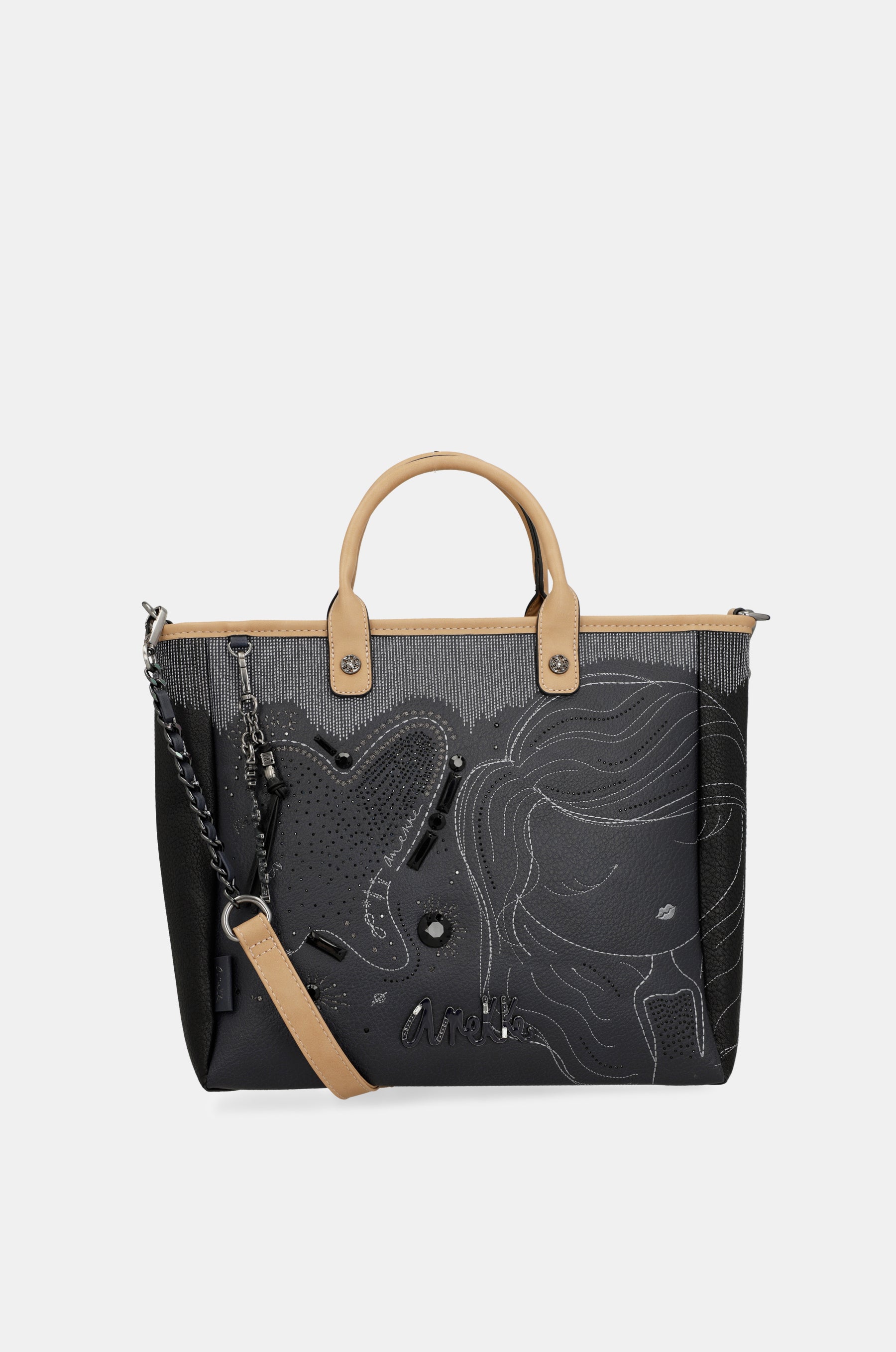 Tote azul marino Studio