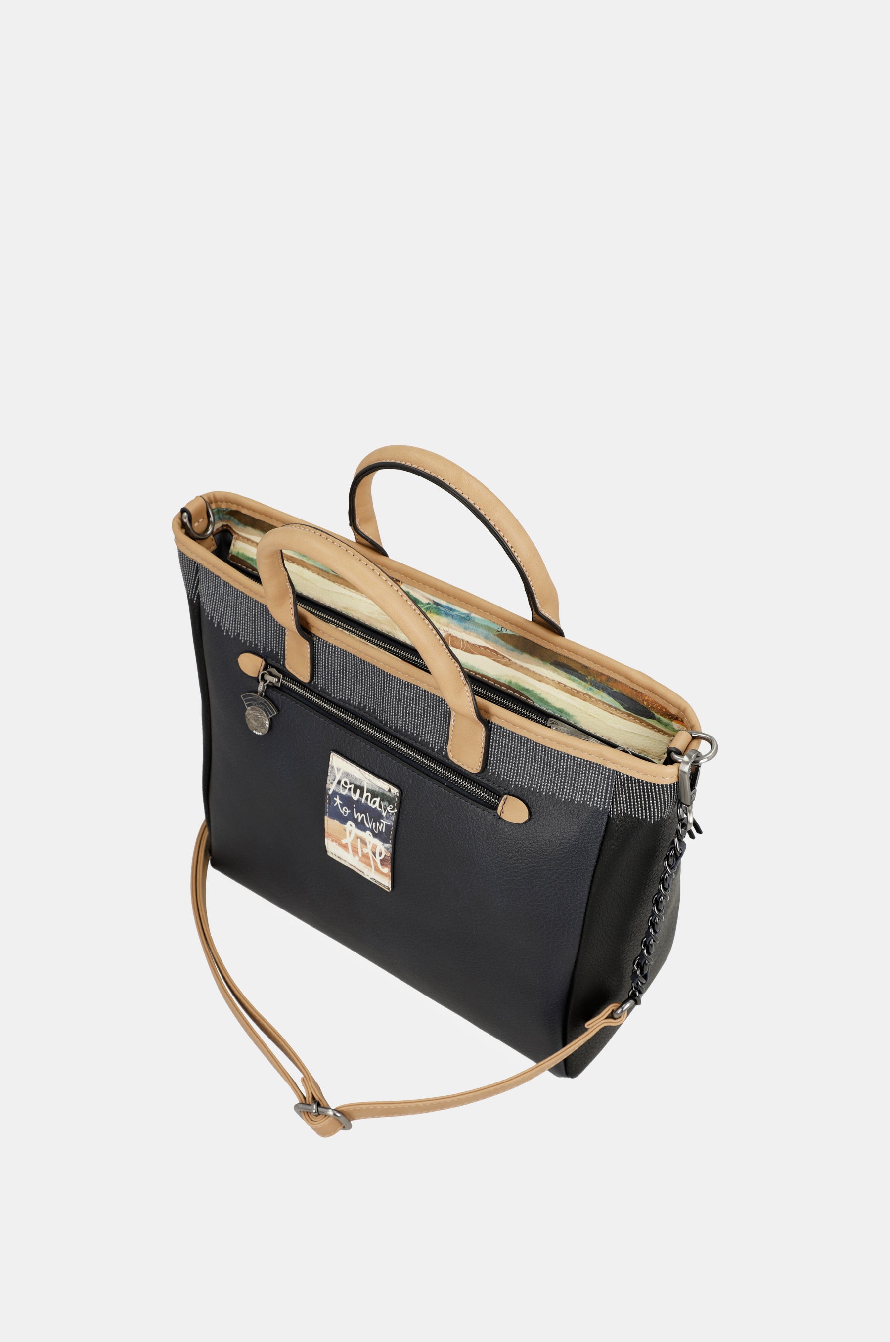 Tote azul marino Studio