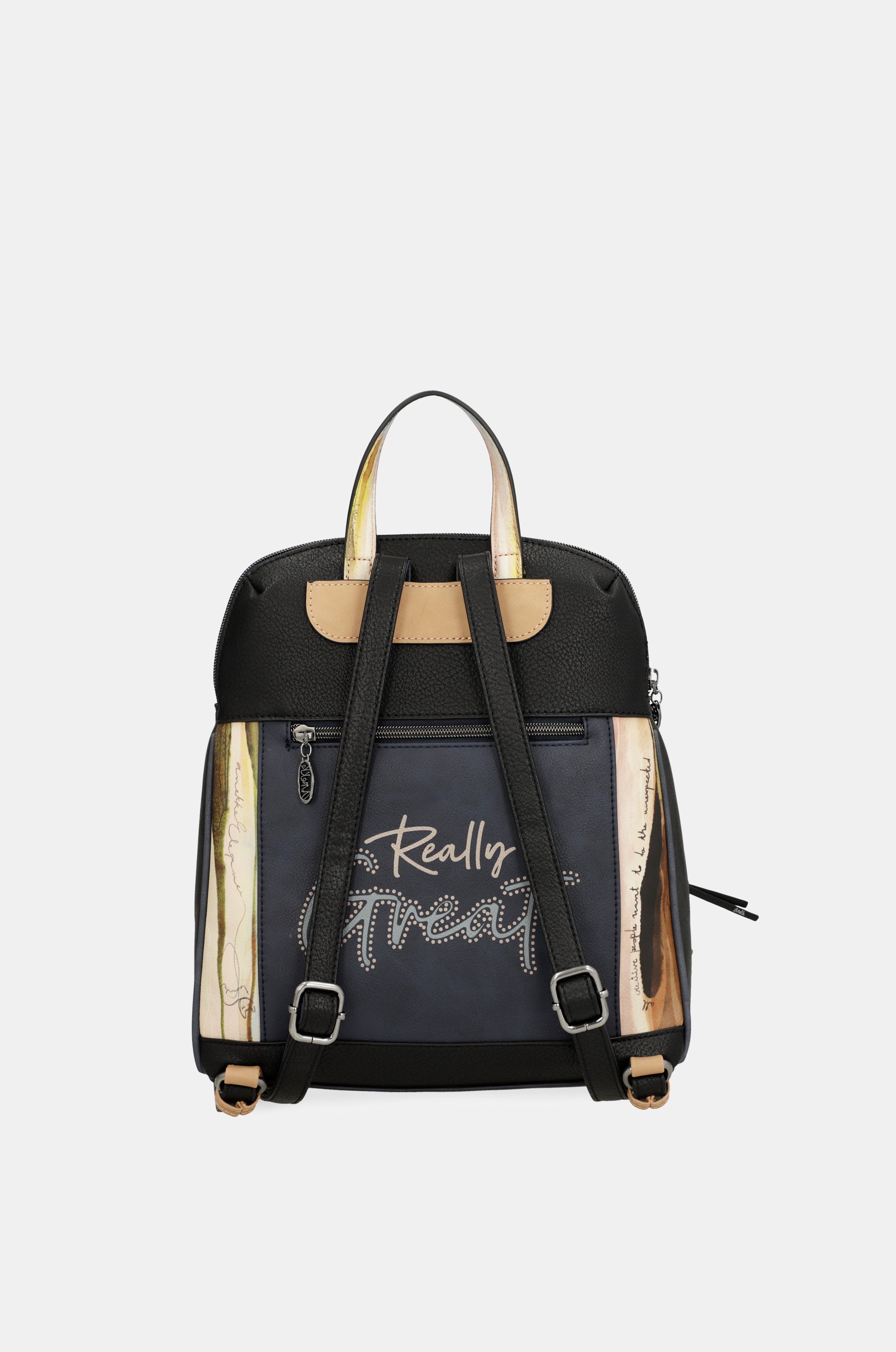 Mochila de paseo azul marino Studio