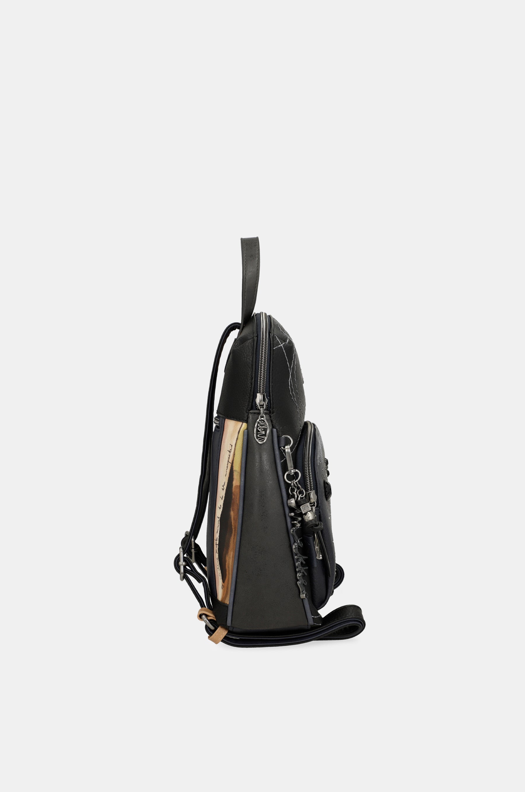 Mochila de paseo azul marino Studio