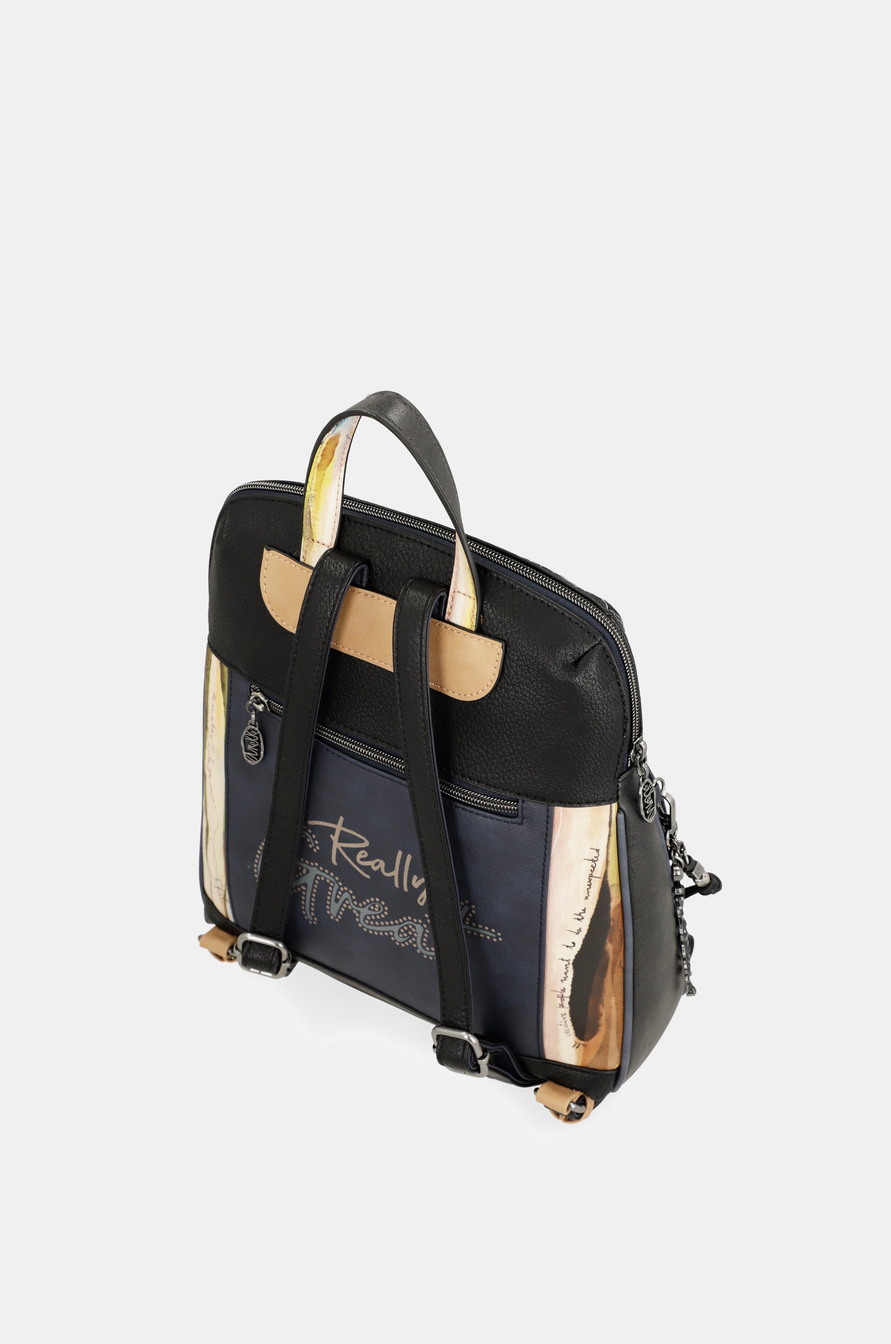 Mochila de paseo azul marino Studio