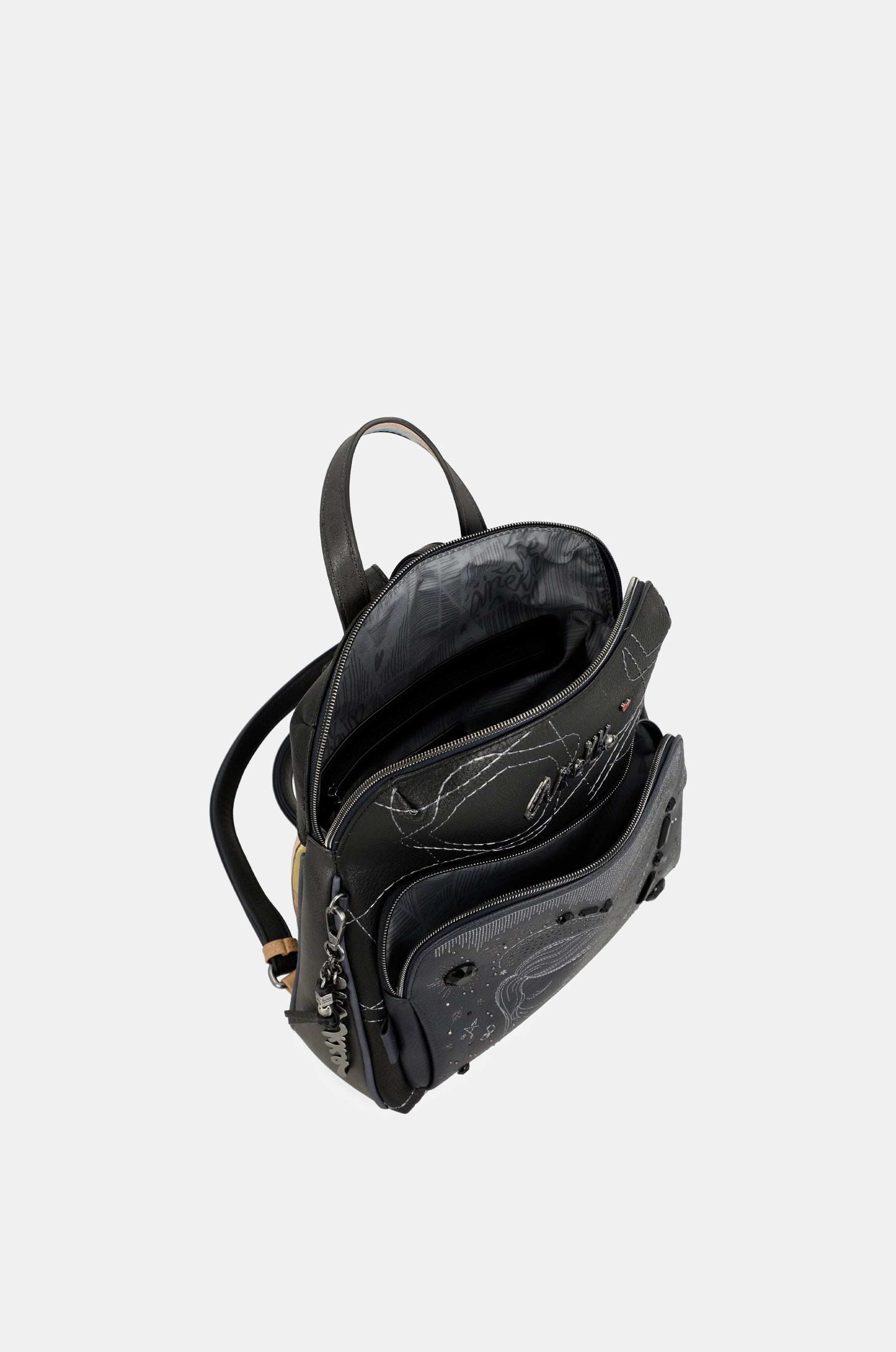 Mochila de paseo azul marino Studio