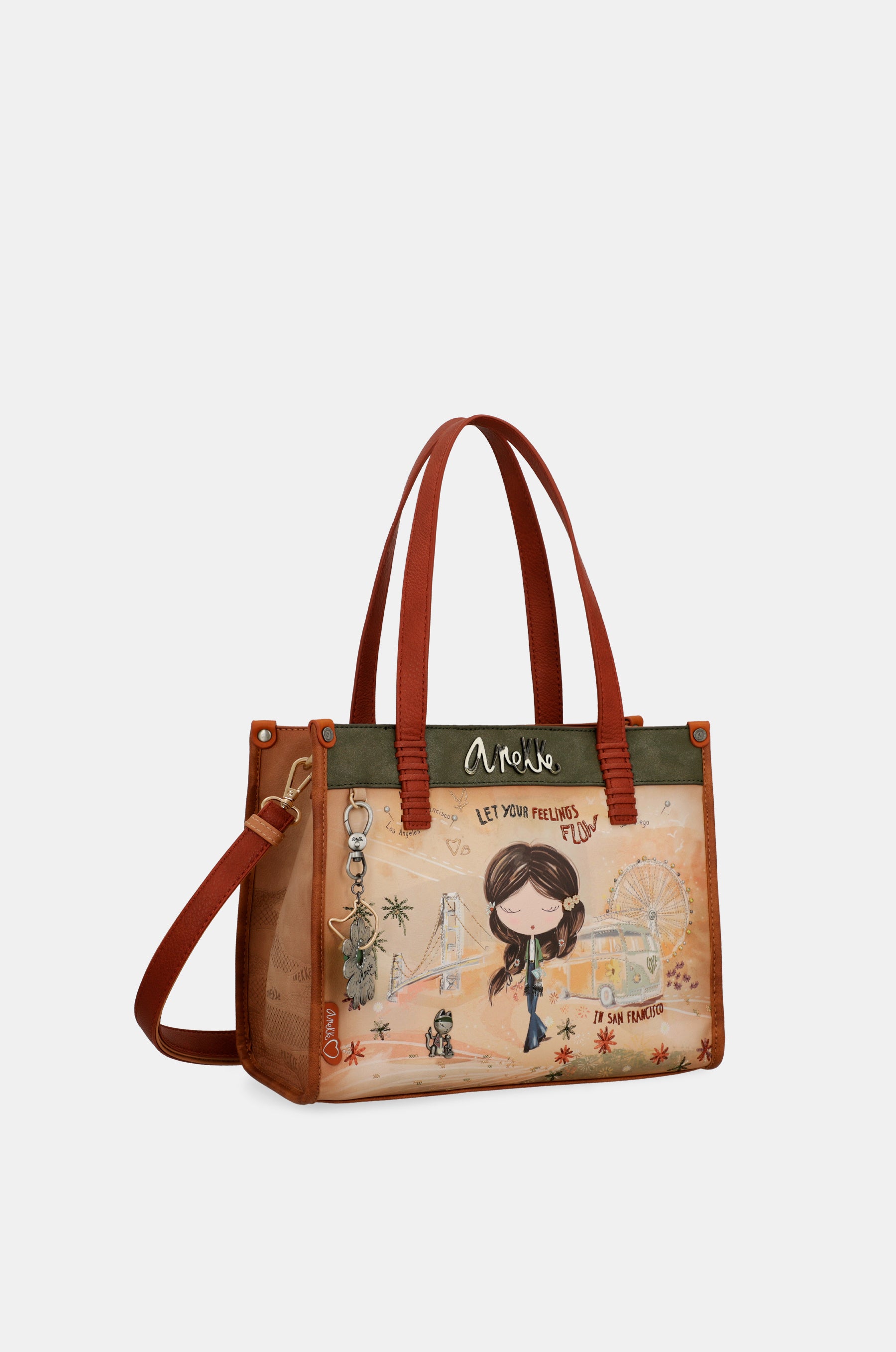 Tote Peace & Love Camel