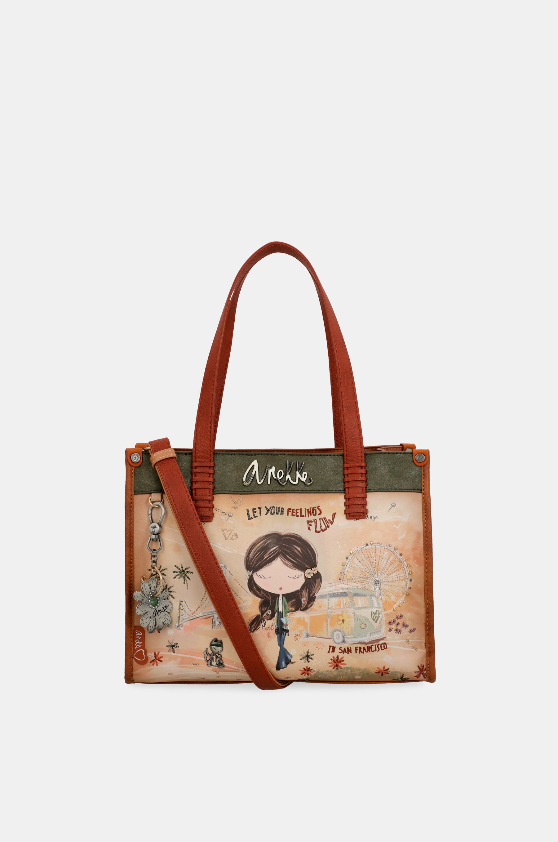 Tote Peace & Love Camel
