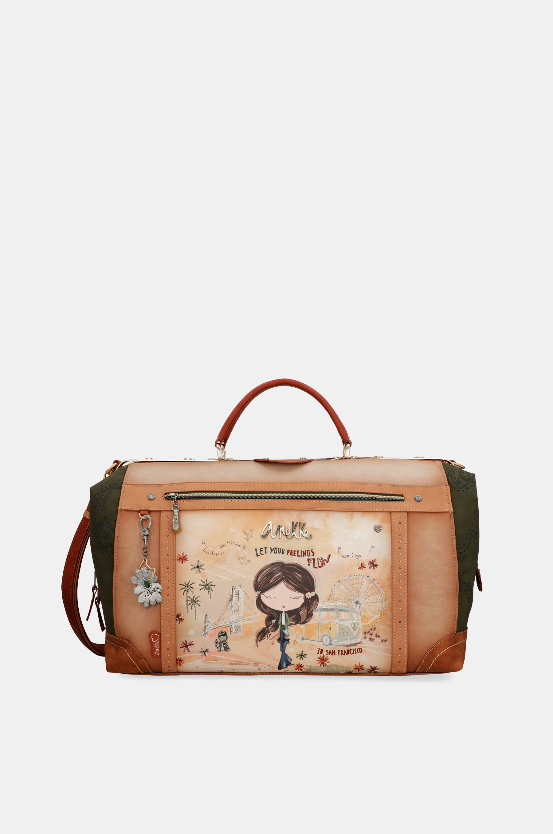 Bolsa de viaje Peace & Love Camel