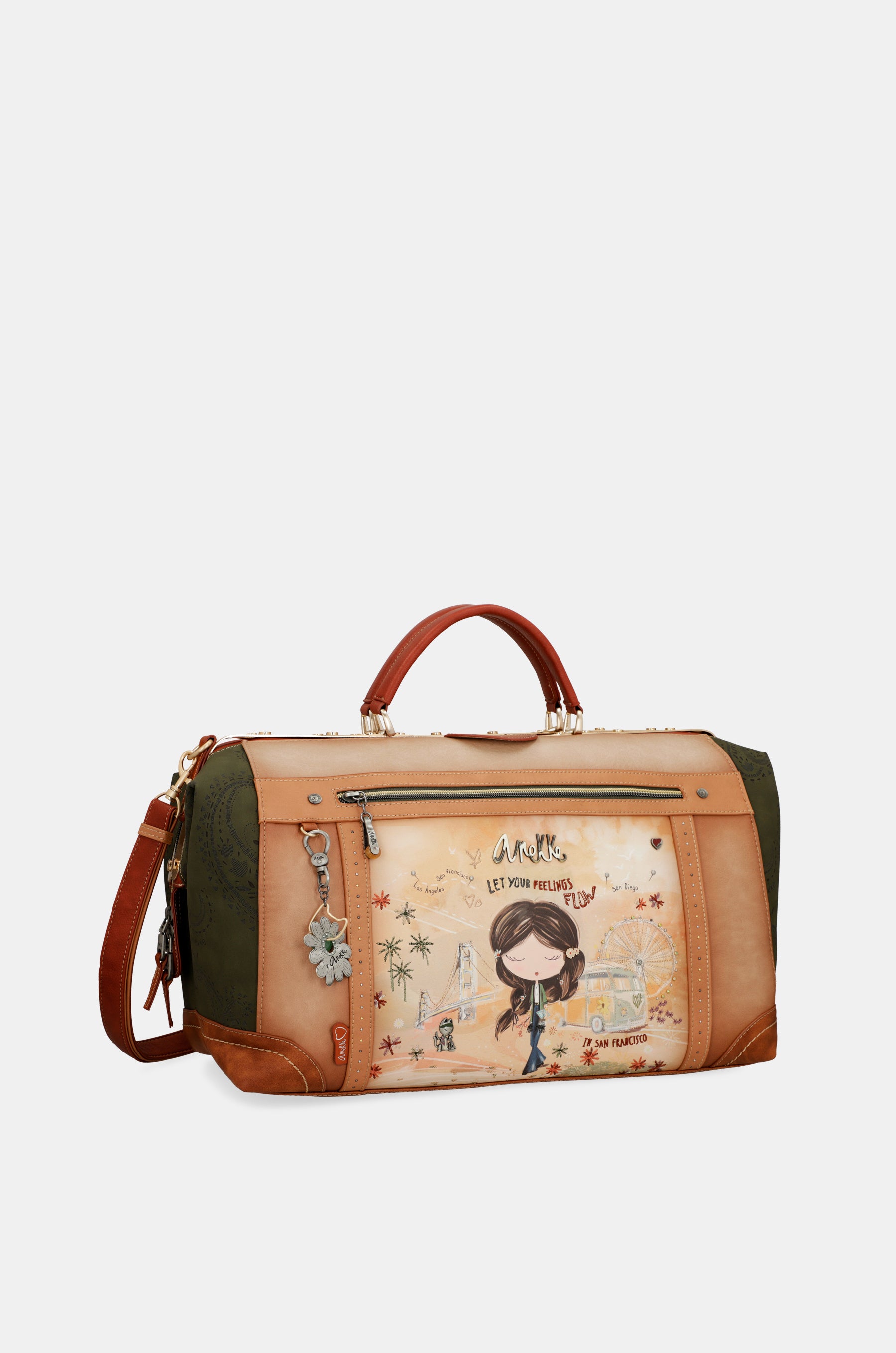 Bolsa de viaje Peace & Love Camel