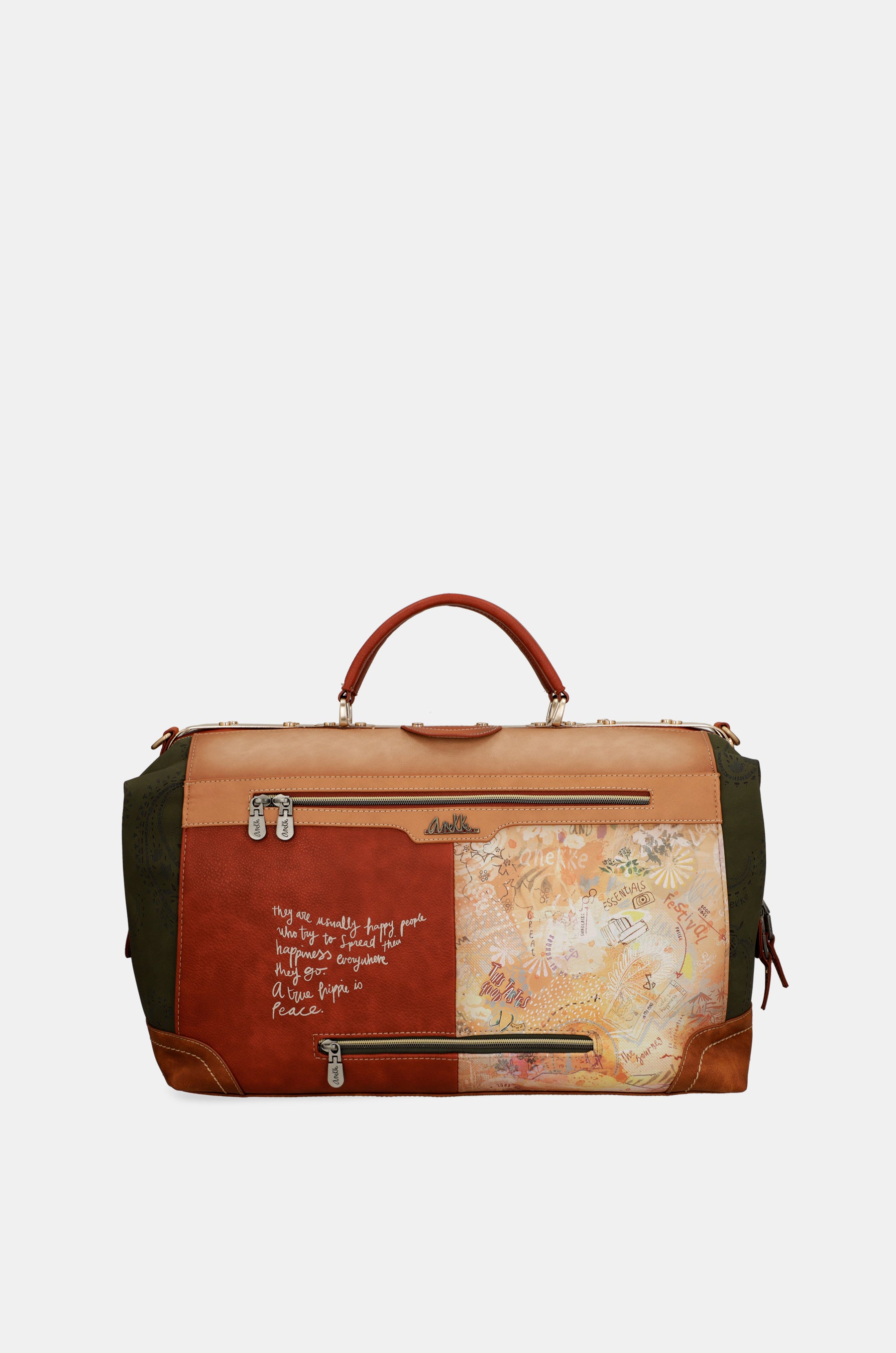 Bolsa de viaje Peace & Love Camel