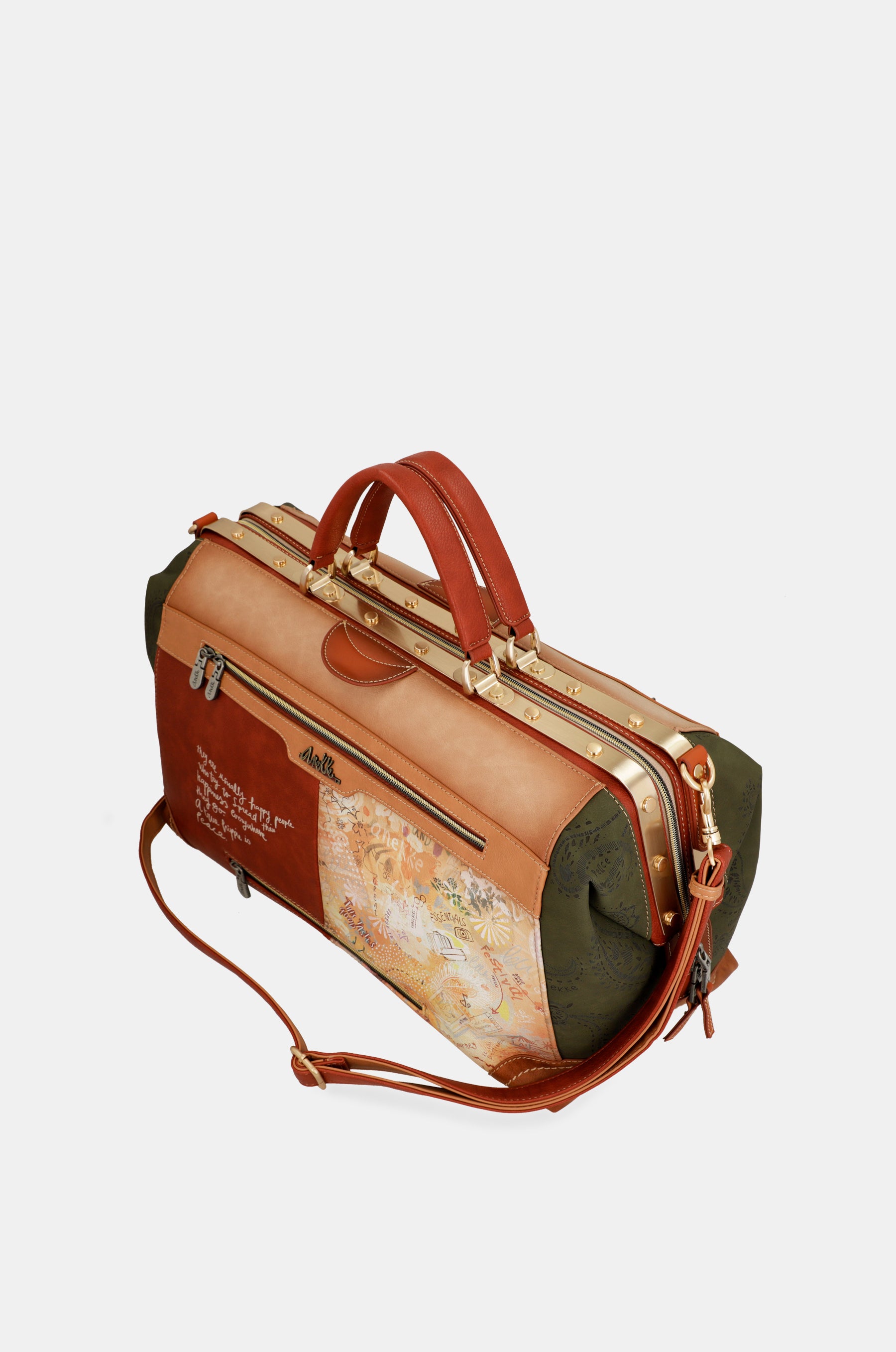 Bolsa de viaje Peace & Love Camel