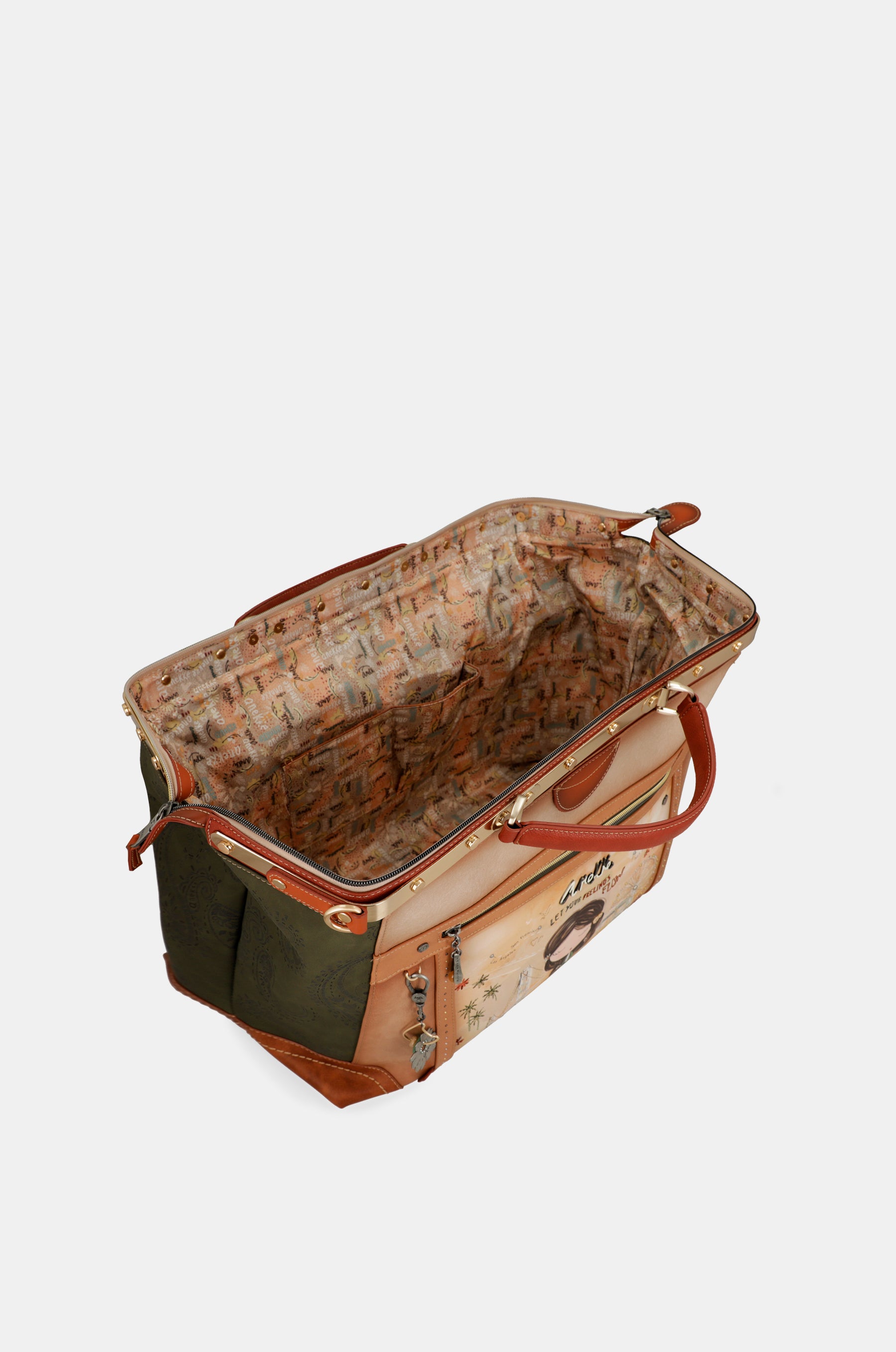 Bolsa de viaje Peace & Love Camel