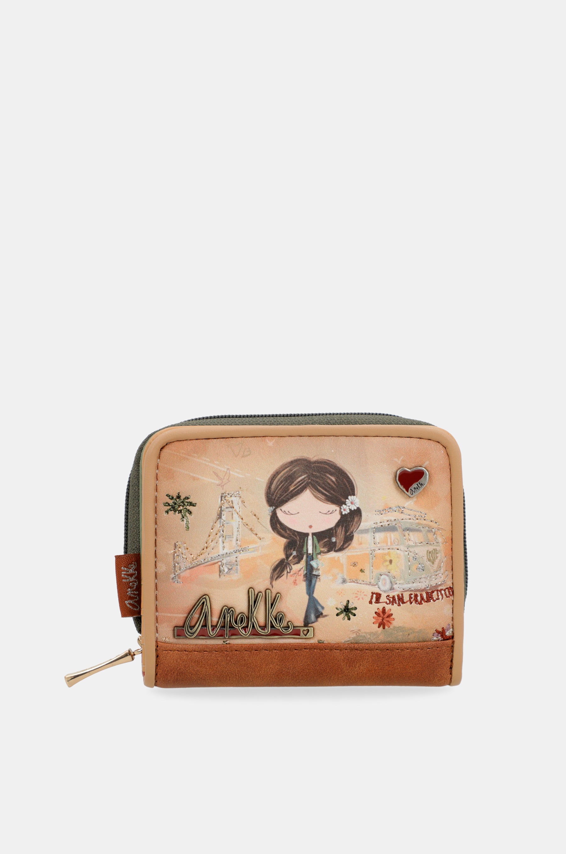 Billetero RFID Anekke Peace & Love Camel