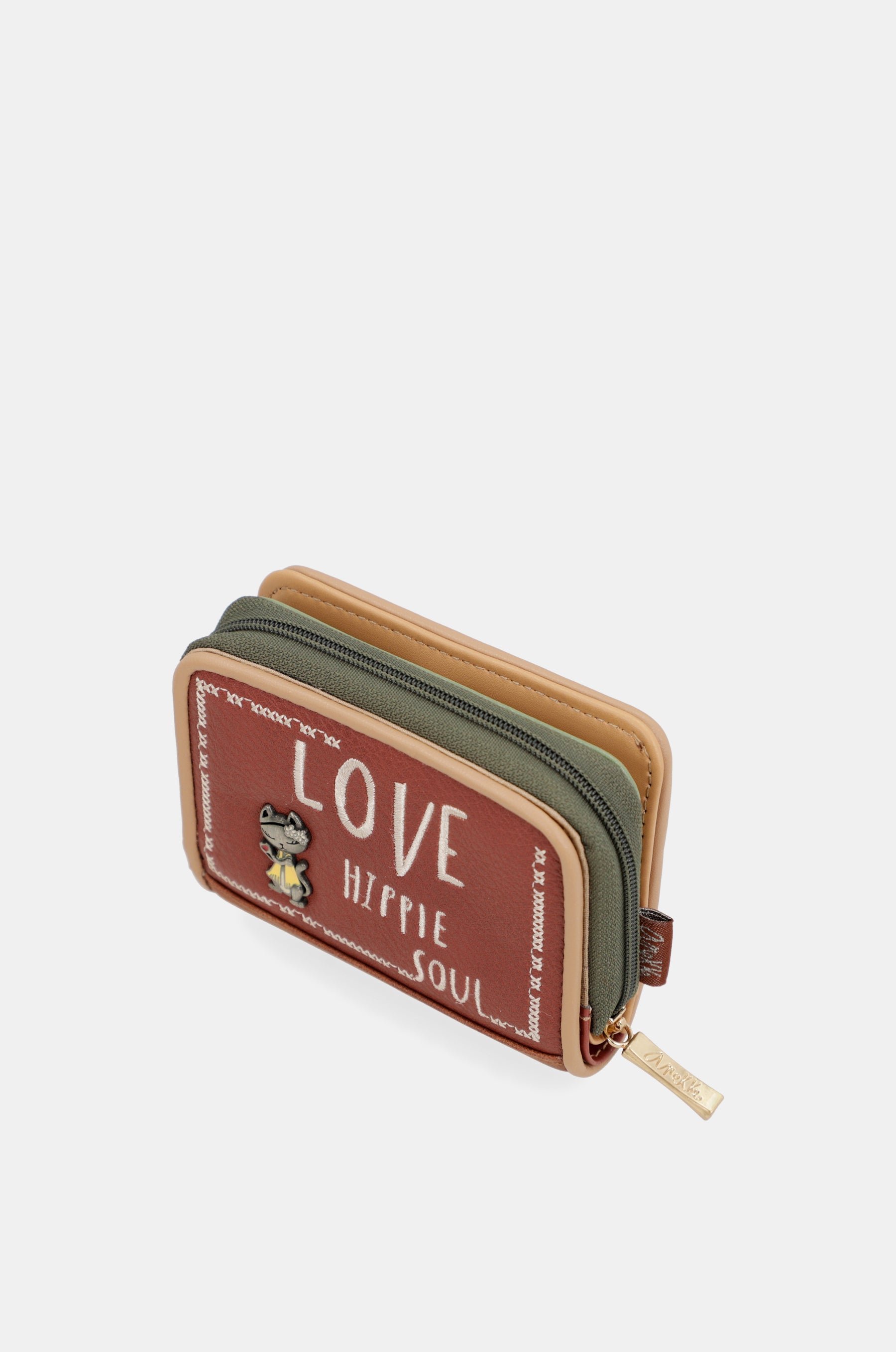 Billetero RFID Anekke Peace & Love Camel