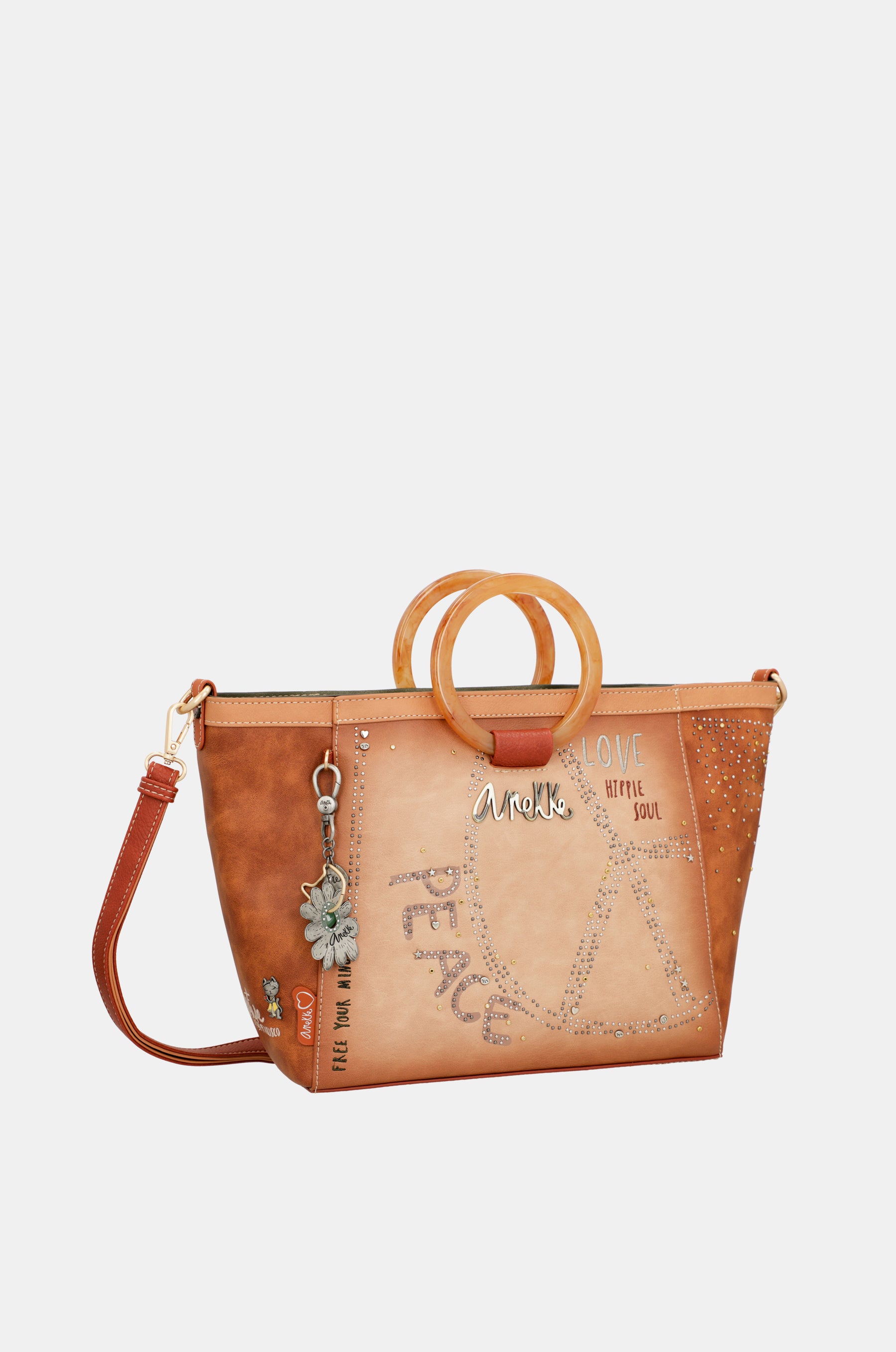 Bandolera asas redondas Flowers