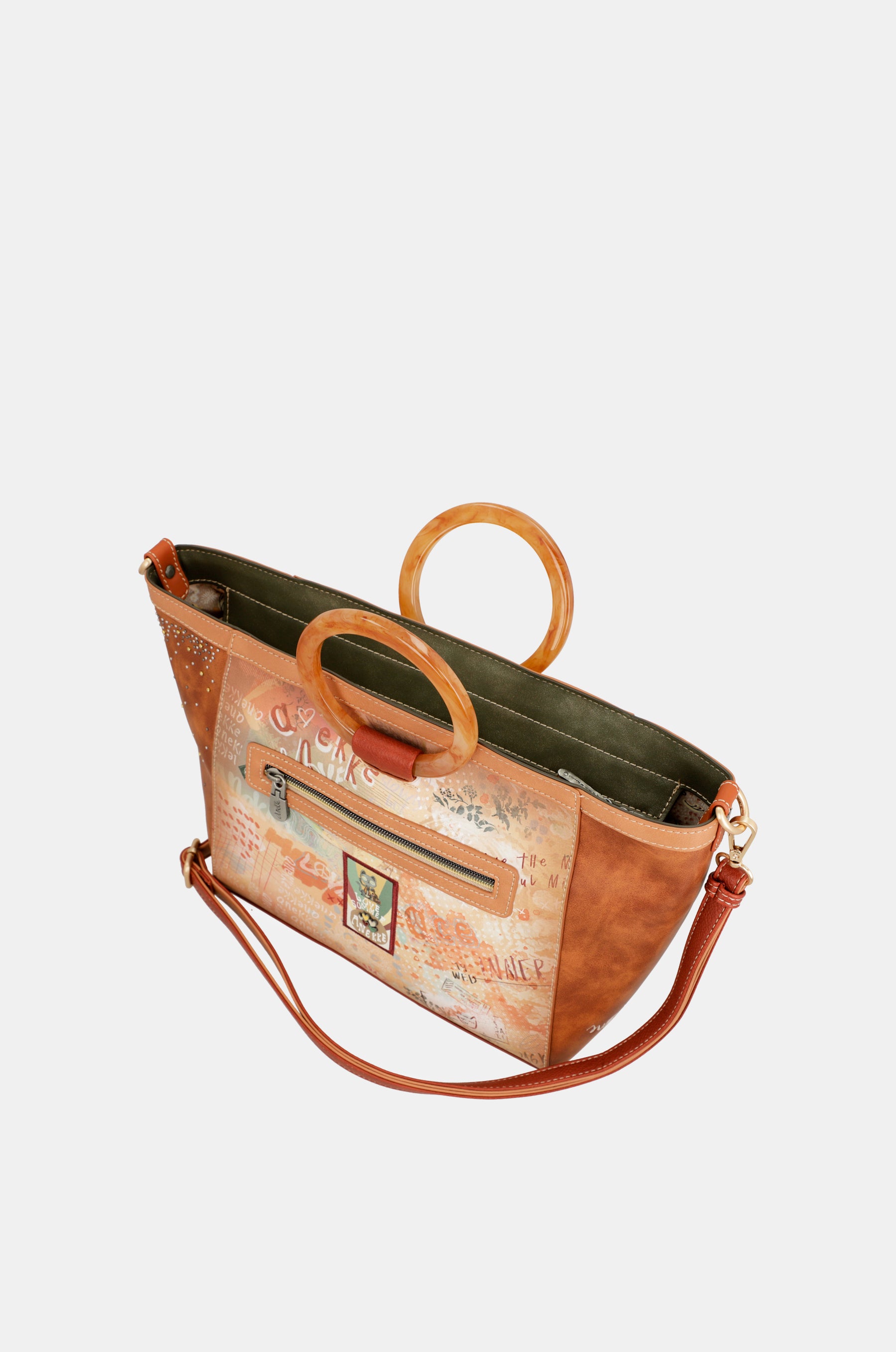 Bandolera asas redondas Flowers