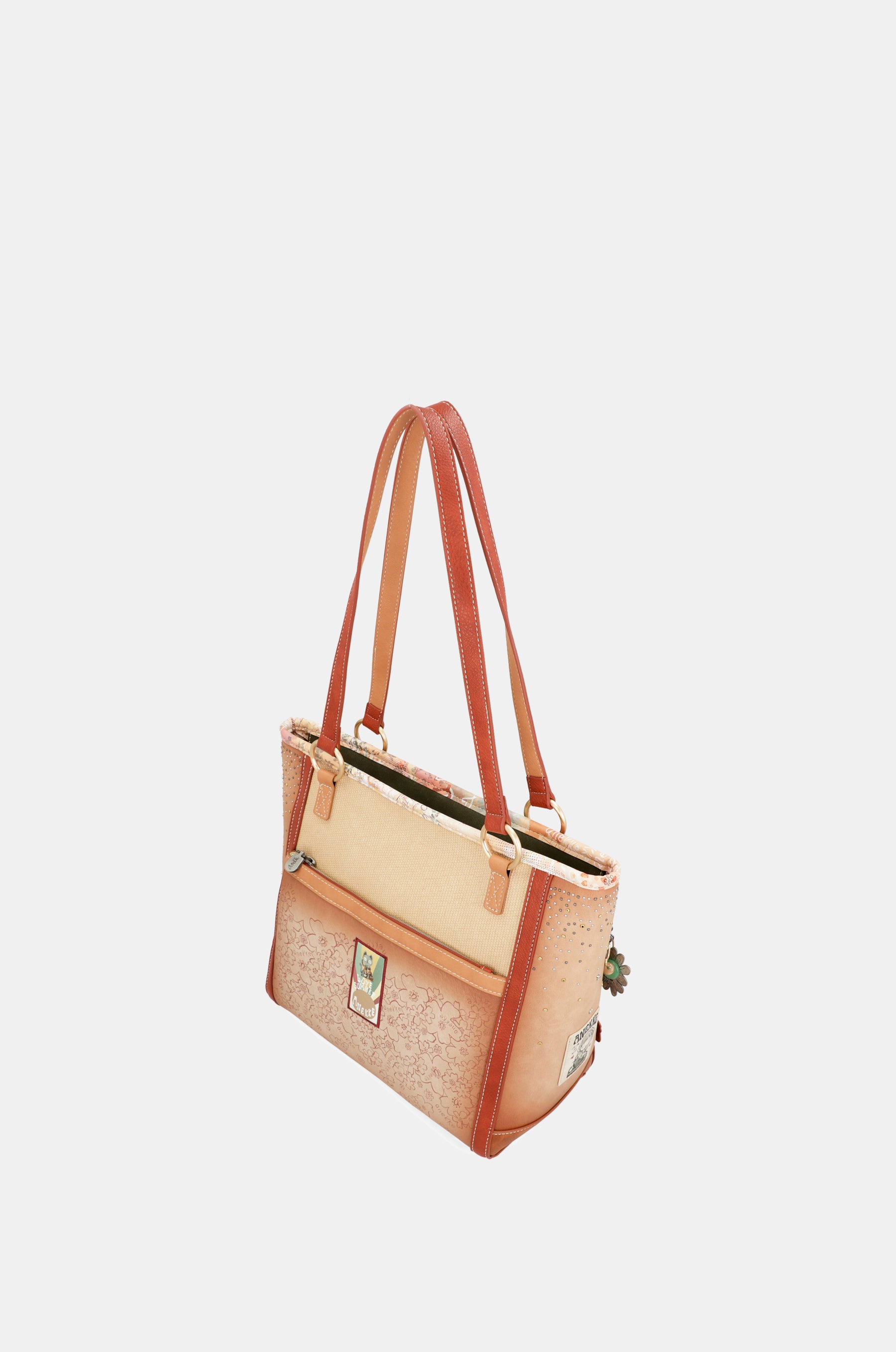 Bolso de hombro grande Flowers