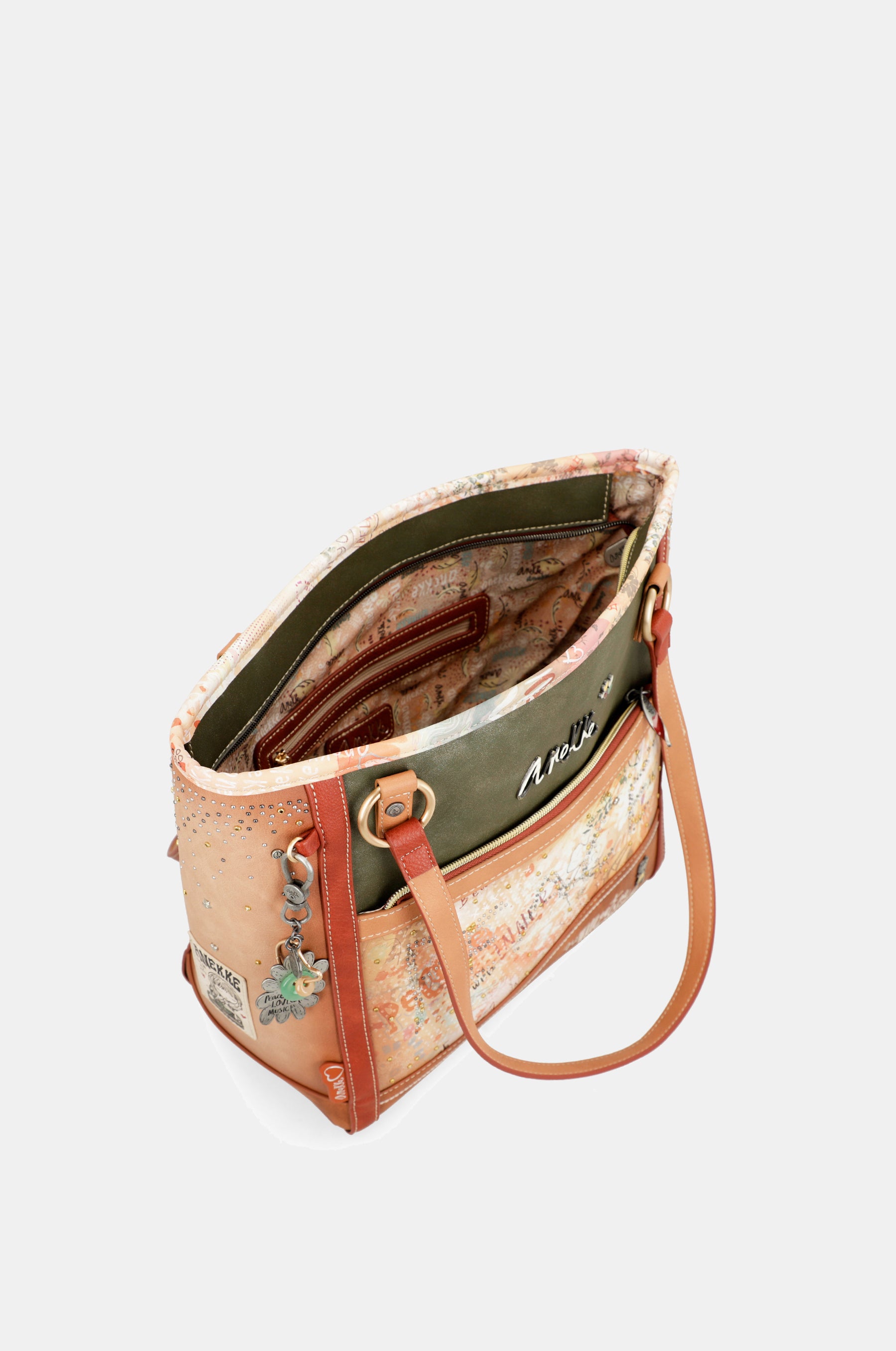 Bolso de hombro grande Flowers