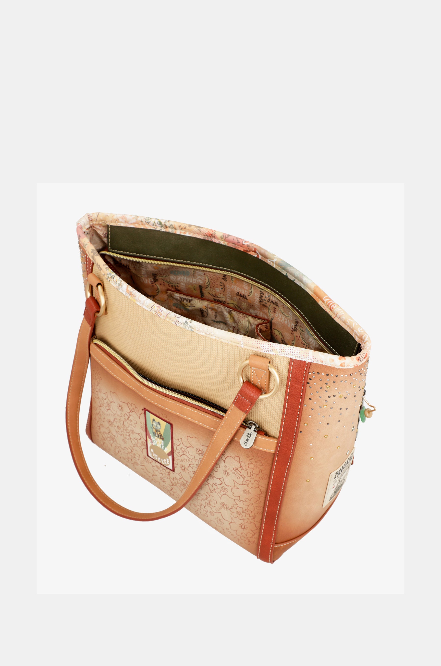Bolso de hombro grande Flowers