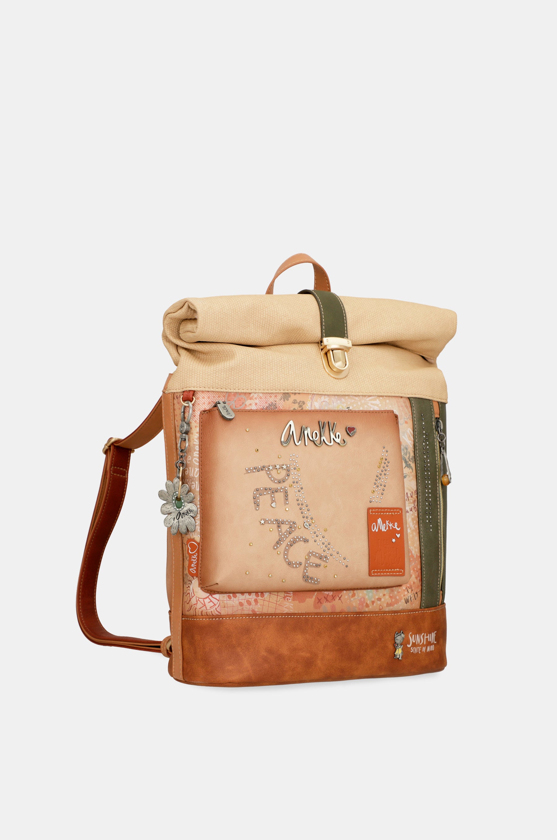 Mochila petate Flowers